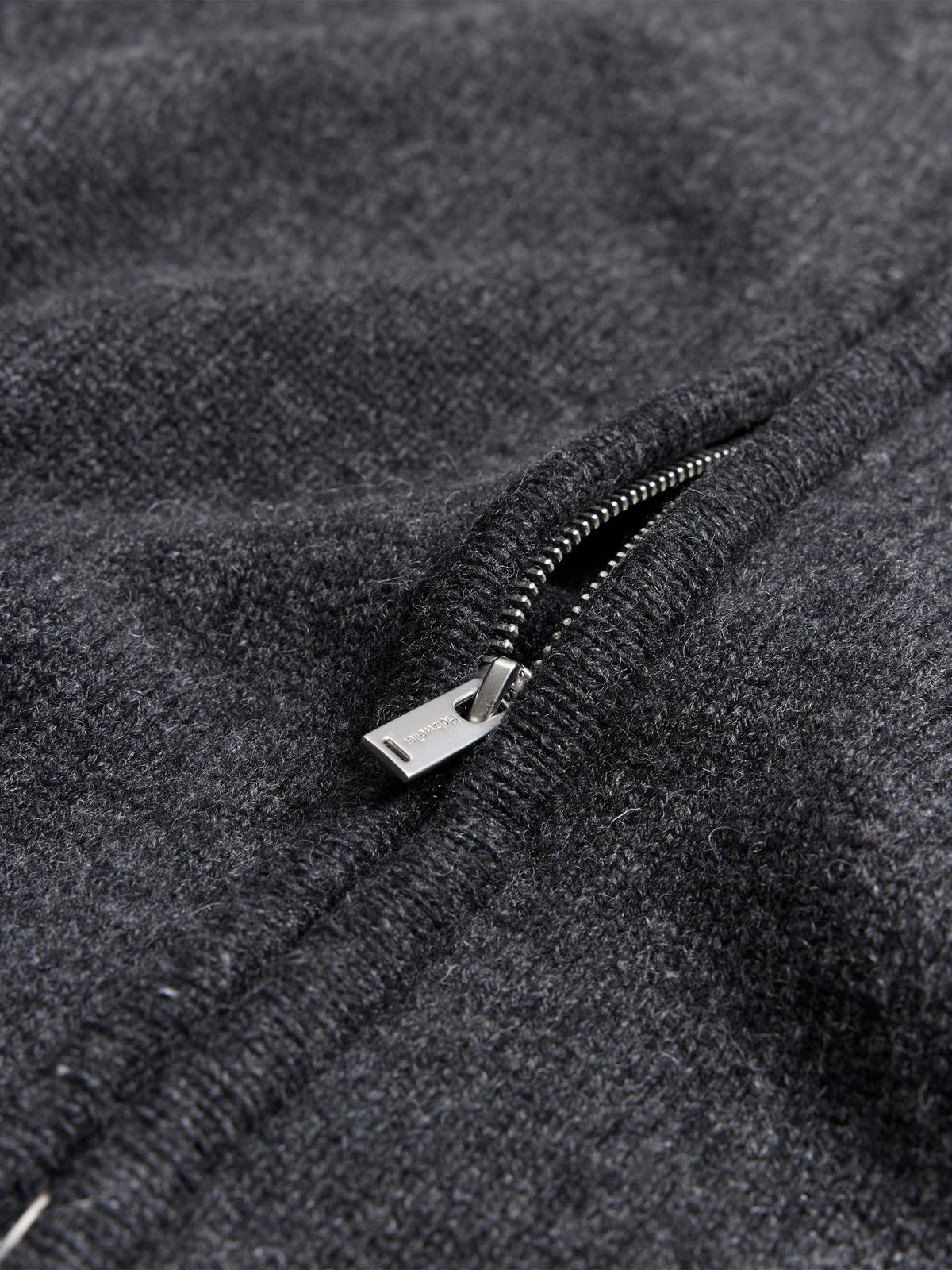 Andreas Zip-Up Cardigan - Dk. Grey