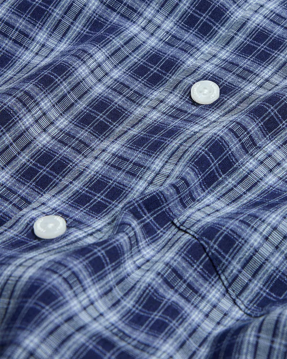 Fjord Check Shirt Blå