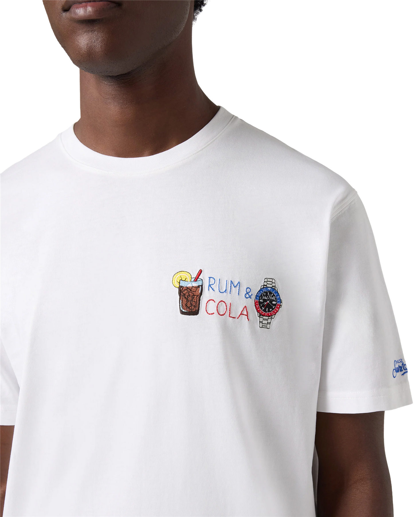 Portofino T-Shirt – White “Rum e Cola”