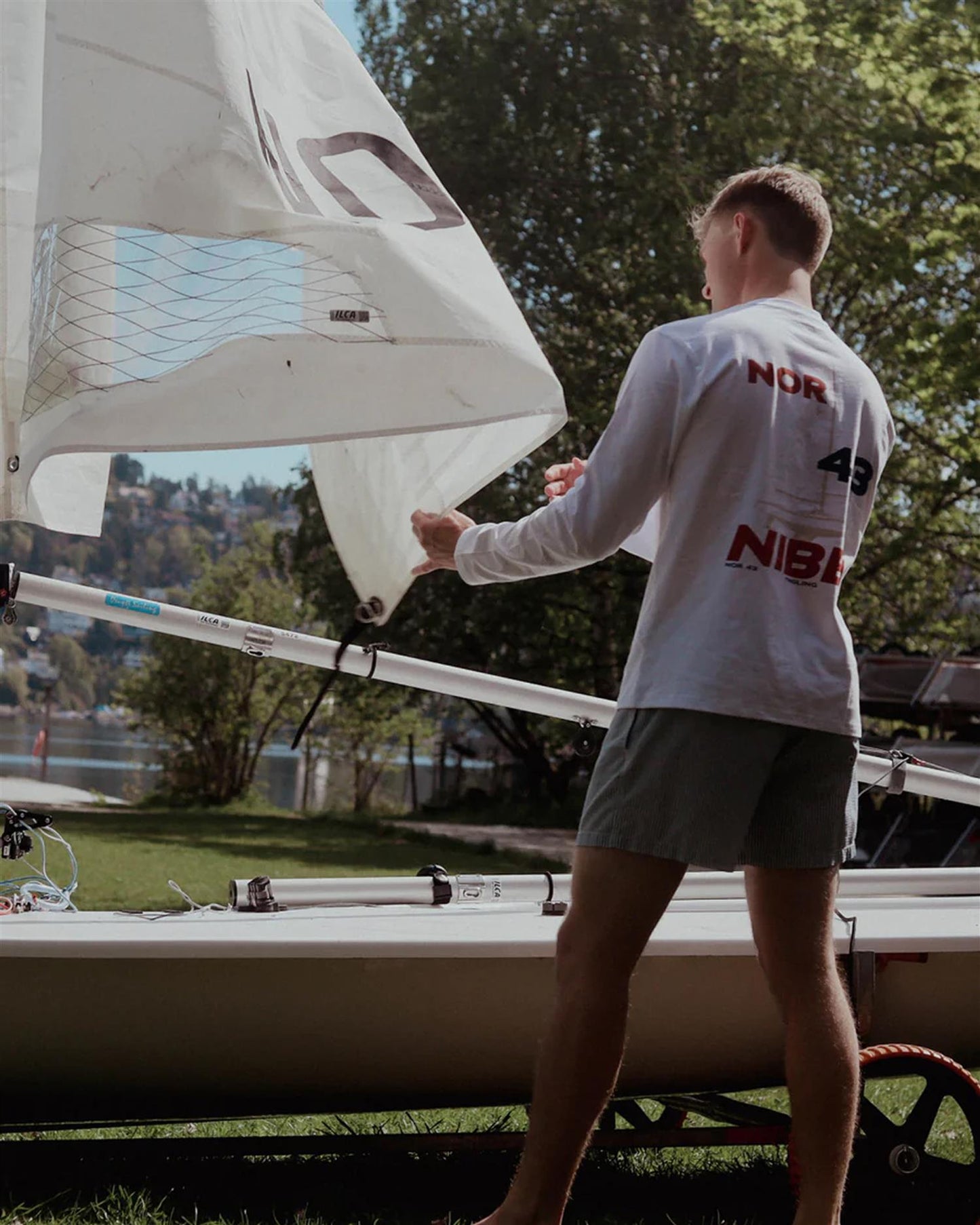 Nautical Sailboat Long Sleeve