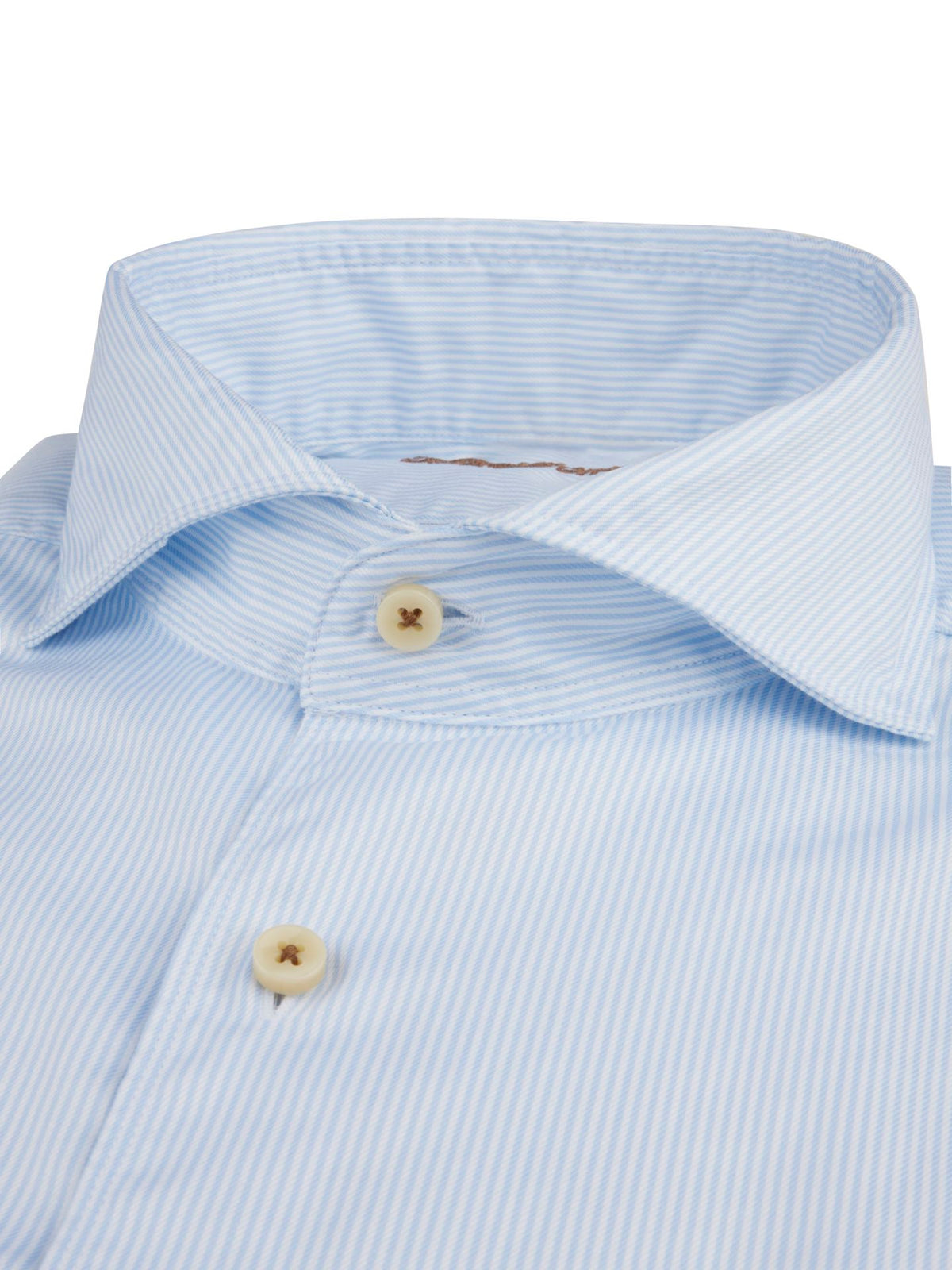 Slimline, C22 Rc Cuff Casual Light Blue Stripe