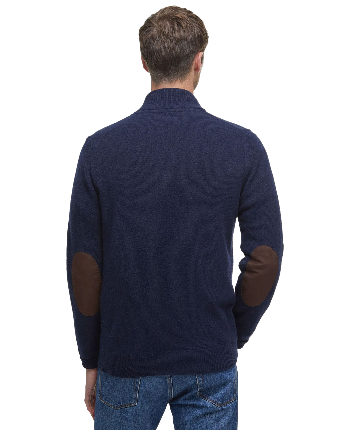 Barbour Essent Patch Zip Through Knitted Jumper
