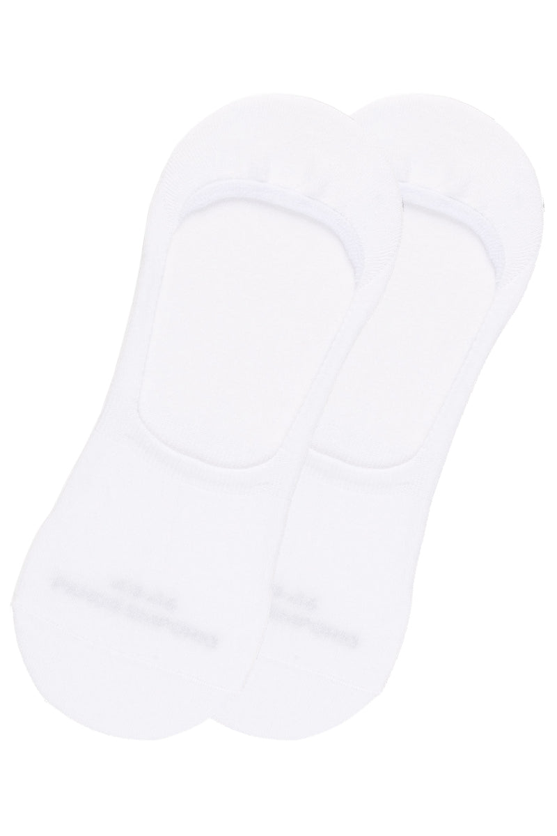 2pk Runar Cotton No-Show Hvit