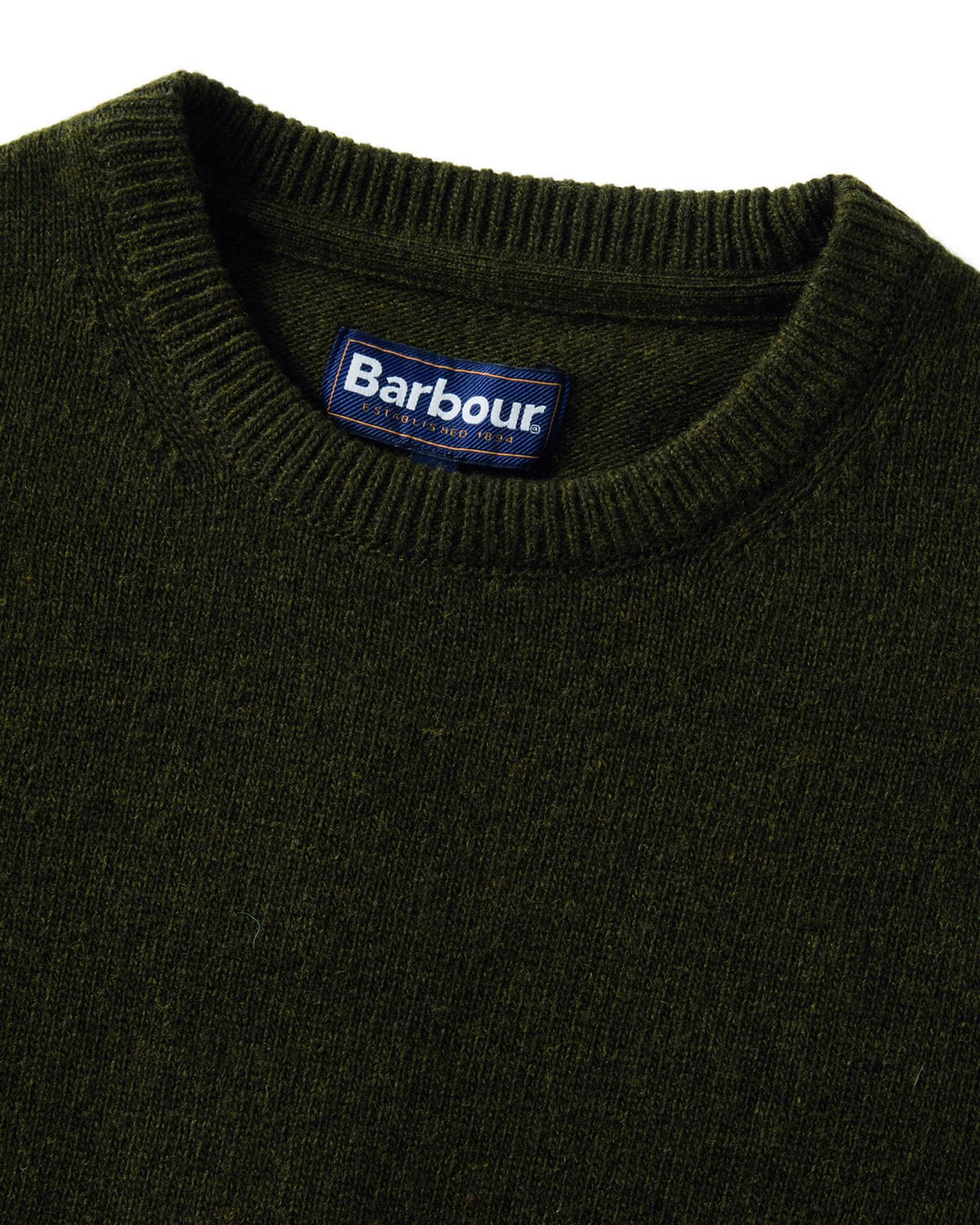 Essential Crew-Neck Jumper – Seaweed