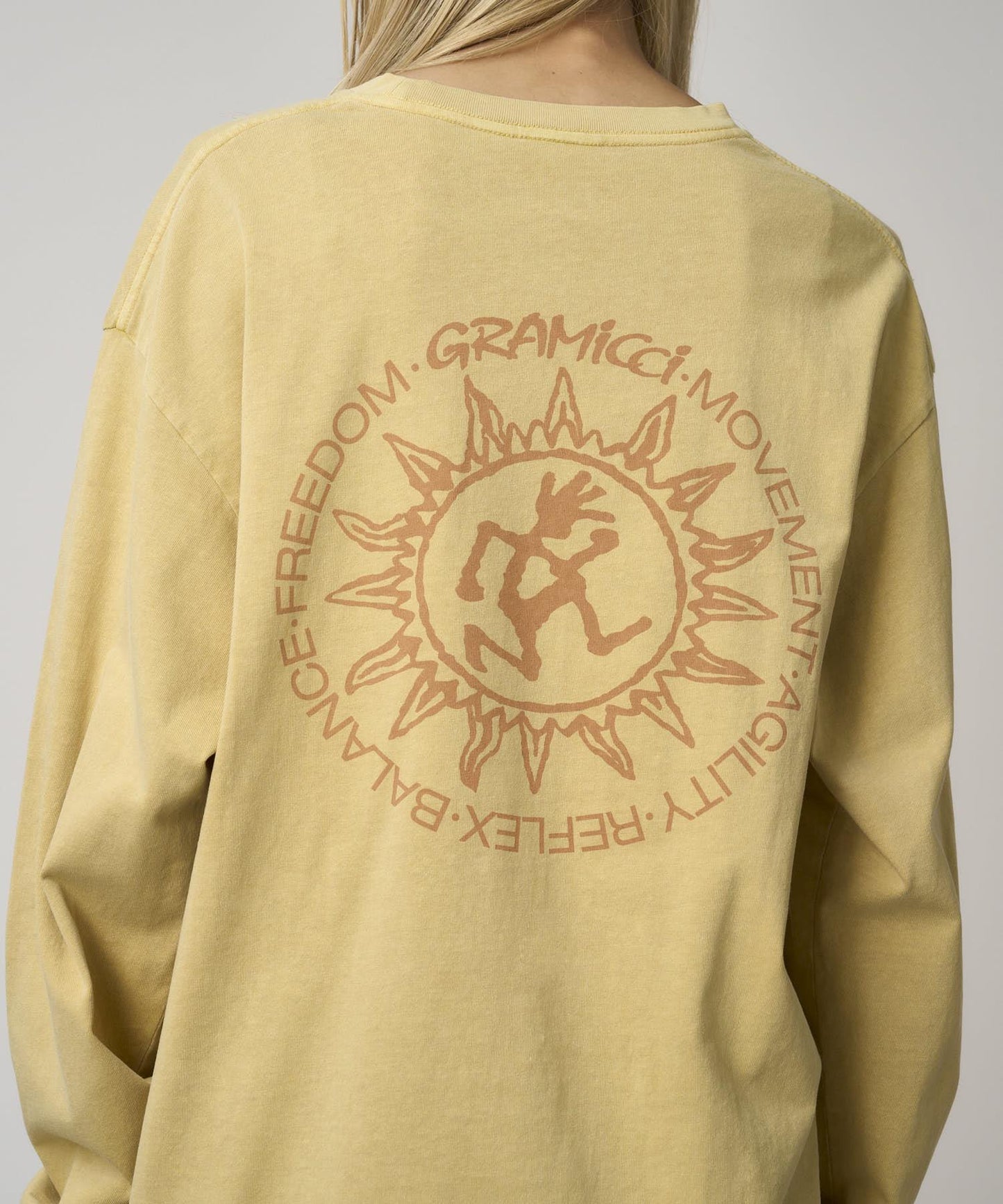 Sun L/S Tee Mustard Pigment