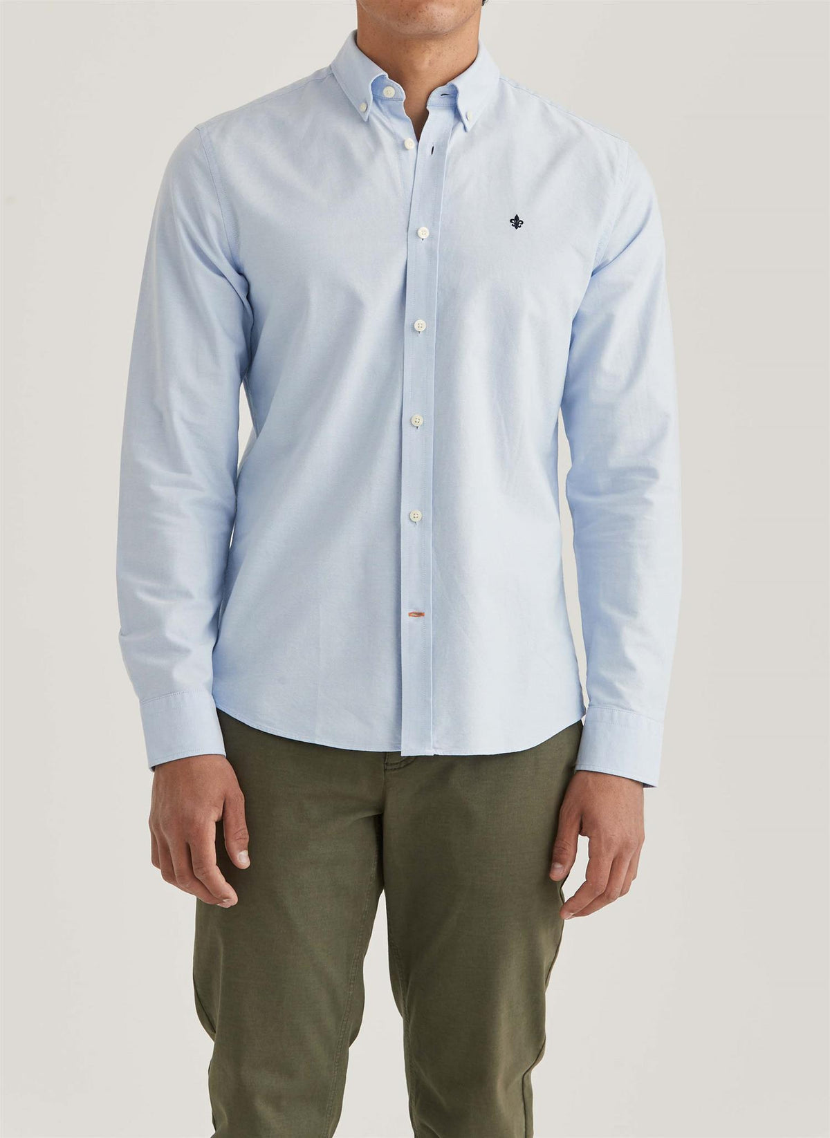 Oxford button down shirt Lyseblå