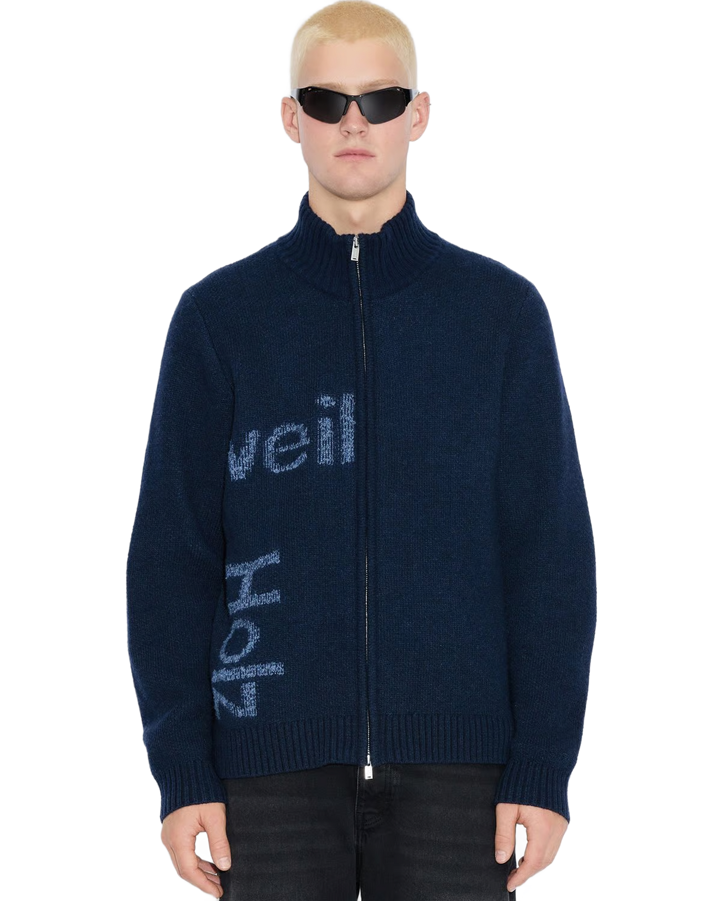 Haza Logo Zip Cardigan