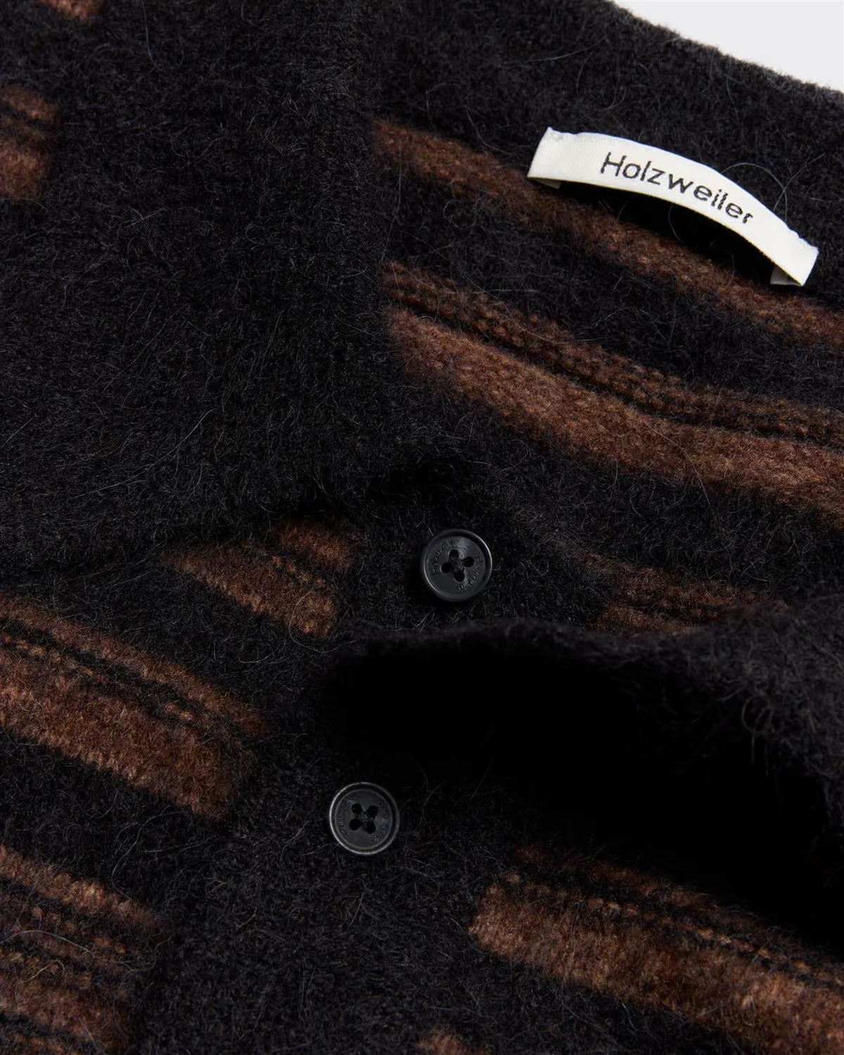 Ollie Wool Polo Sweater Brun