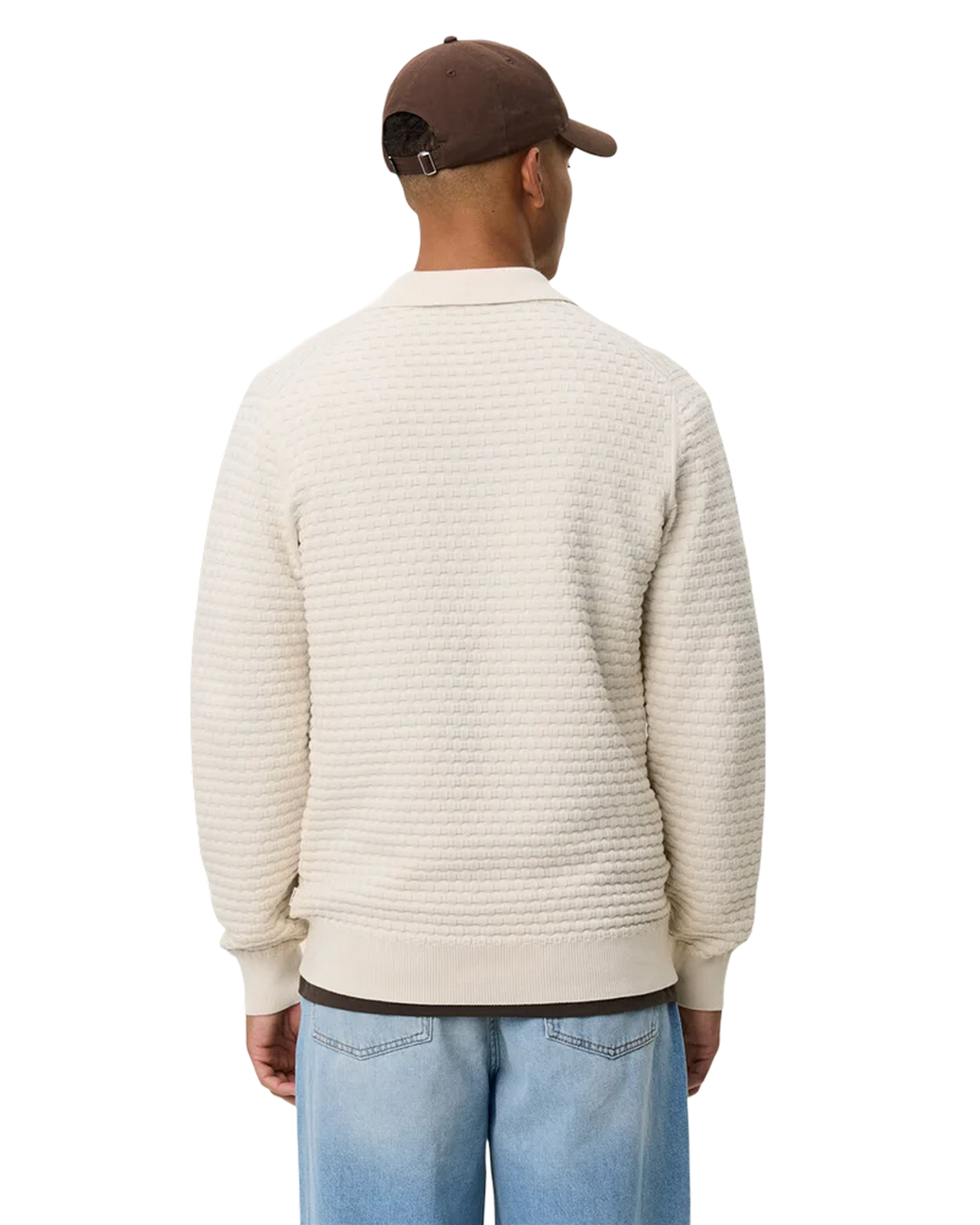 Billy Weave Knitted LS Polo