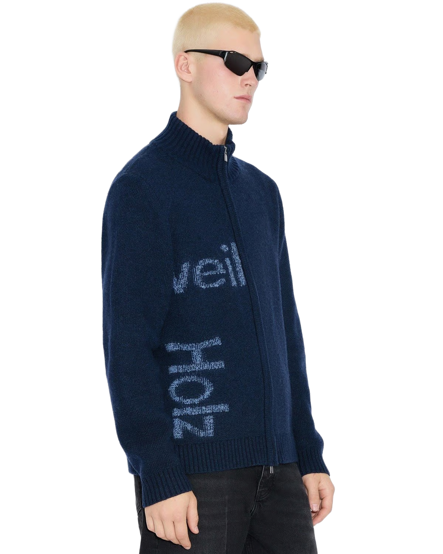 Haza Logo Zip Cardigan