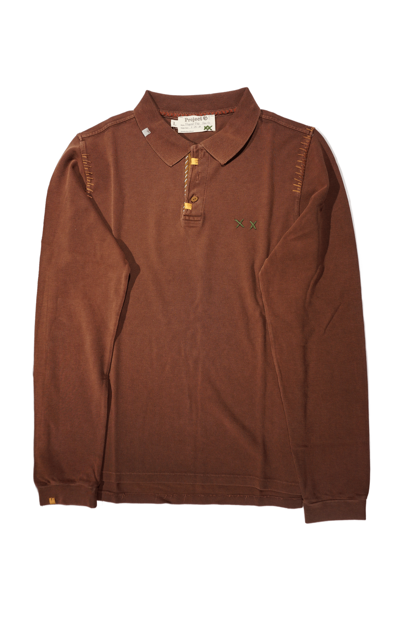 Prepster Polo Long Sleeve - Chocolate