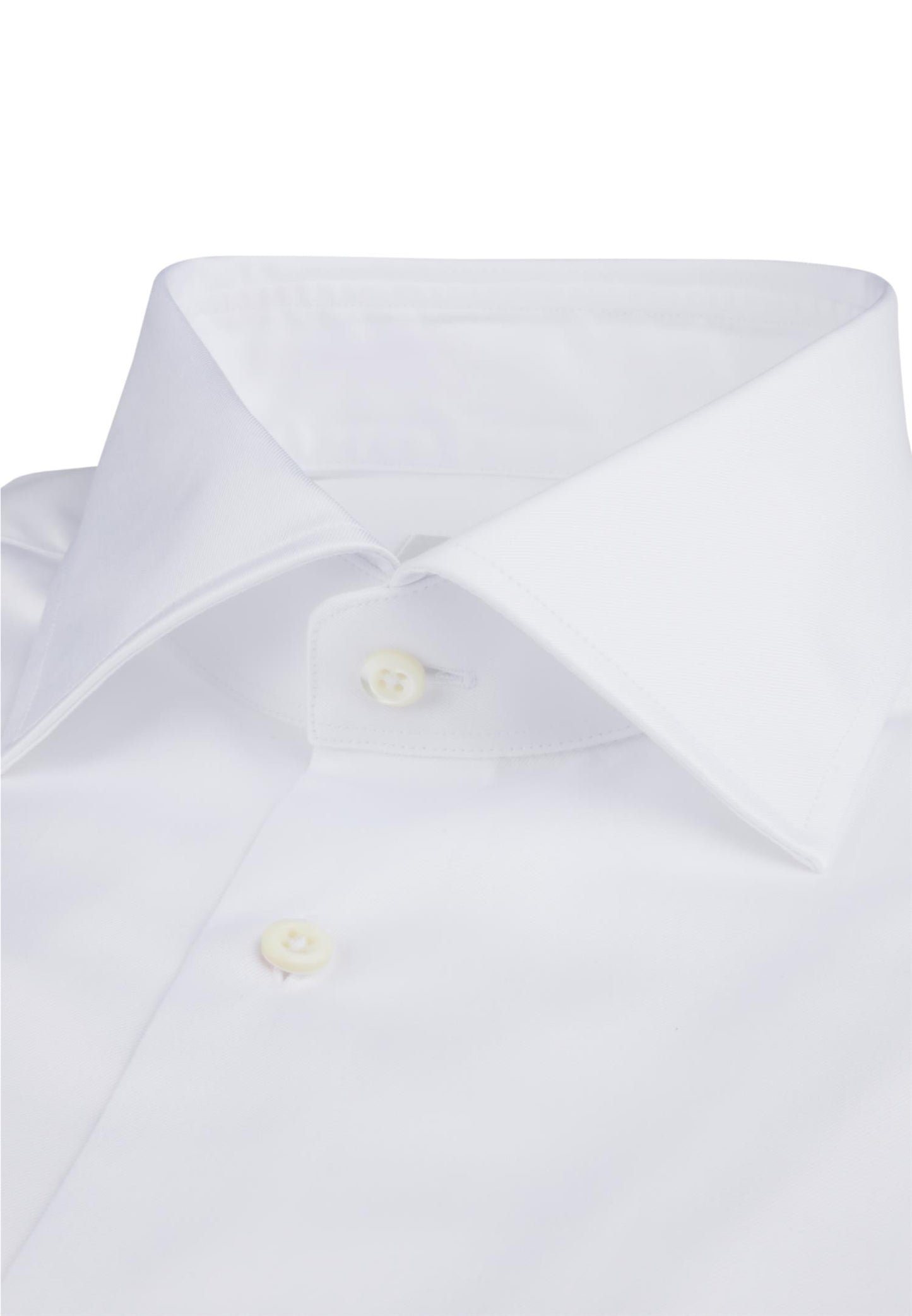 White Twill Shirt (Fitted body)