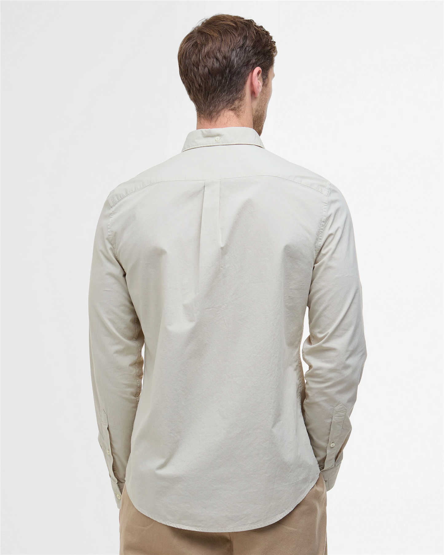 Garment Dyed Tailored Long-Sleeved Shirt