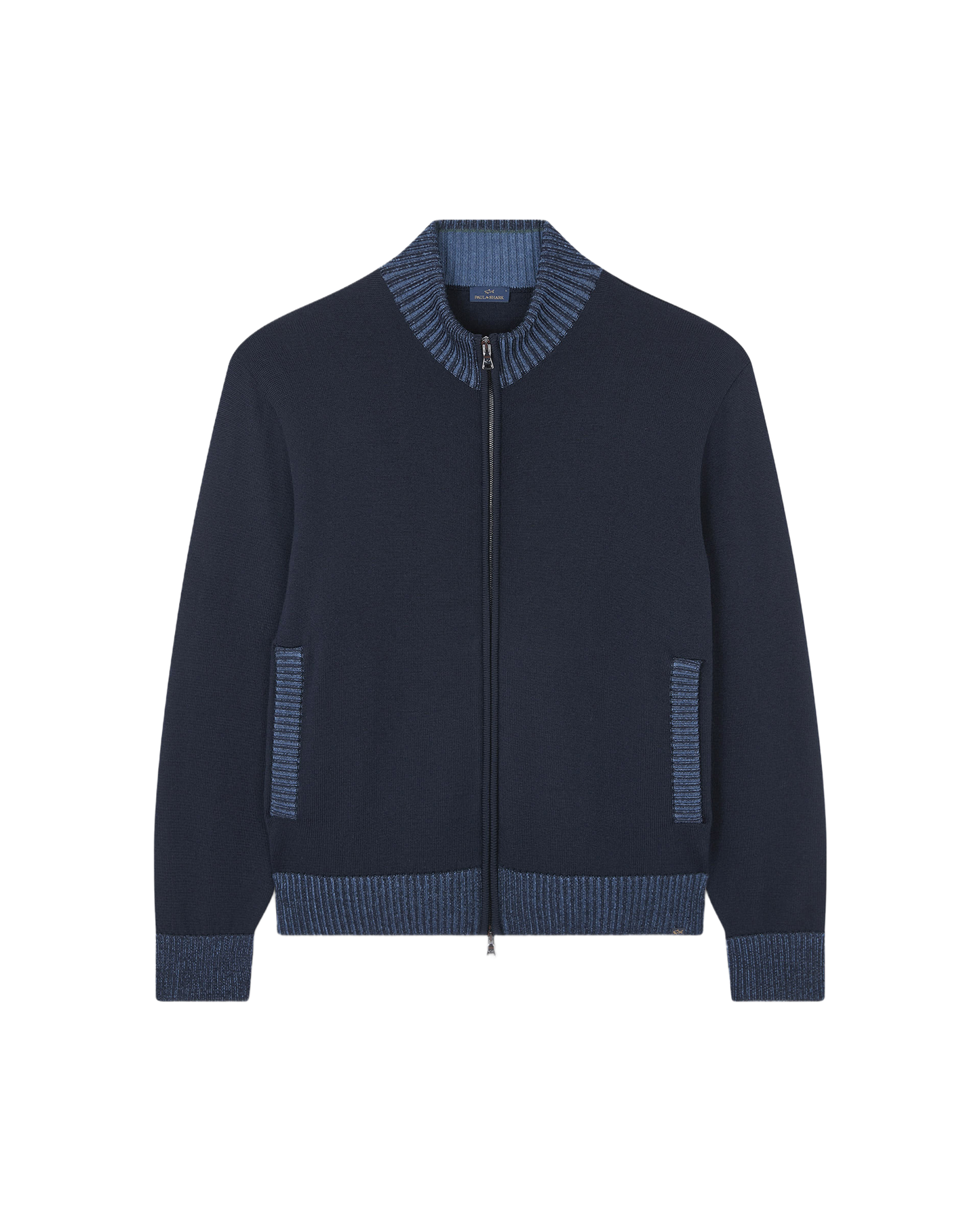 Soft Cool Touch Wool Sweater with Zip Closure