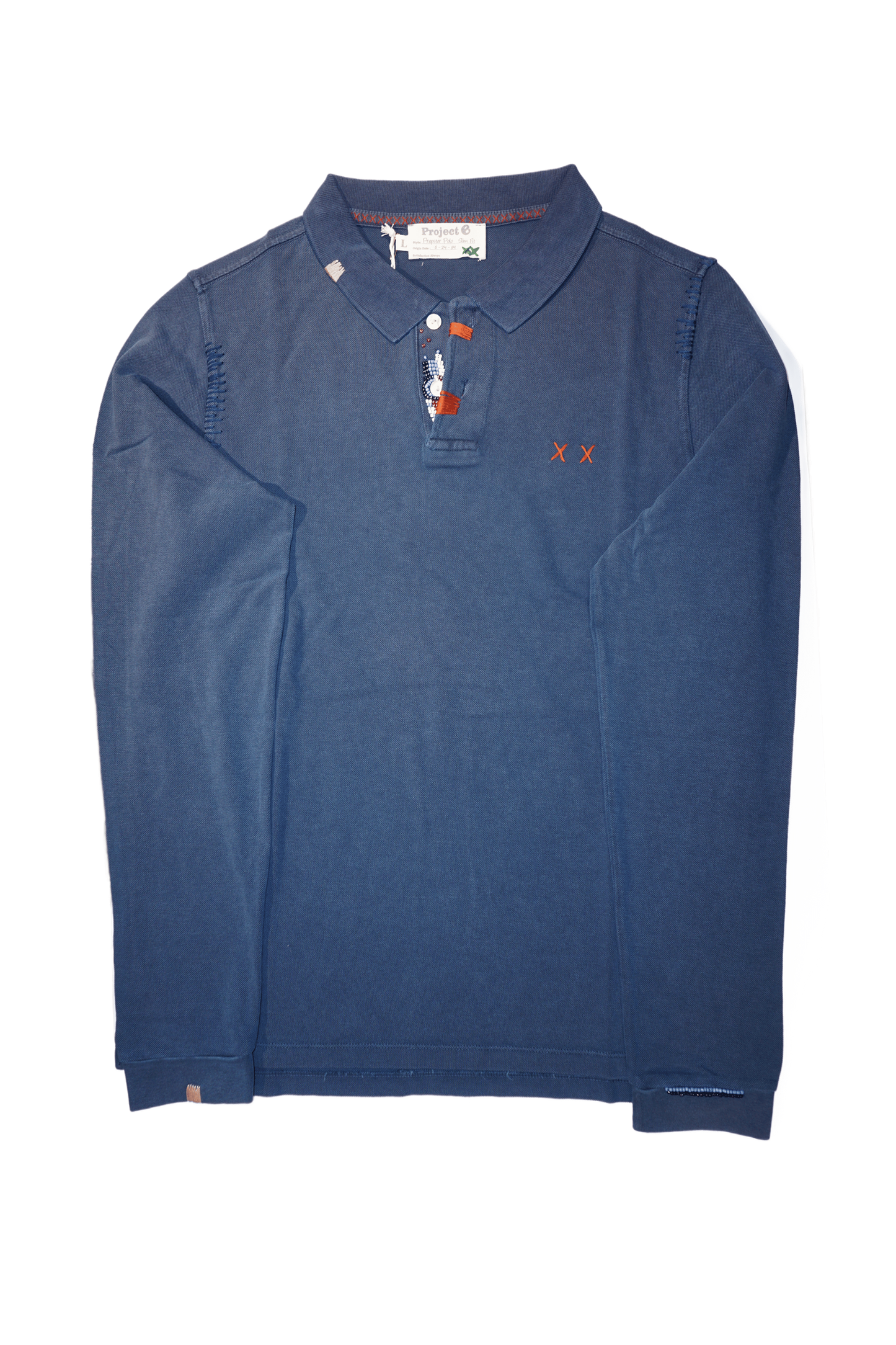 Prepster Polo Long Sleeve - Navy