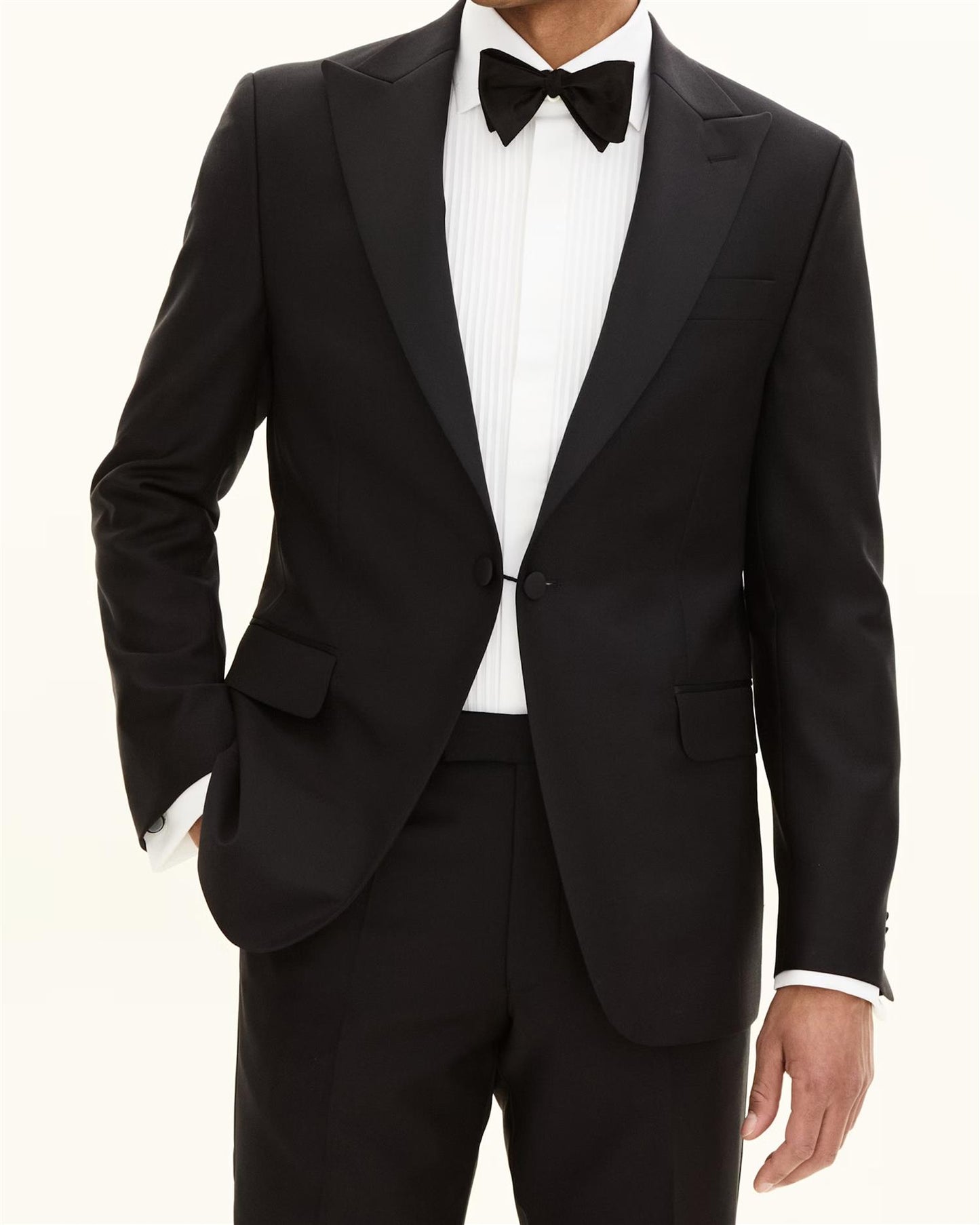 Frampton Regular Fit Microstructure Smokingblazer