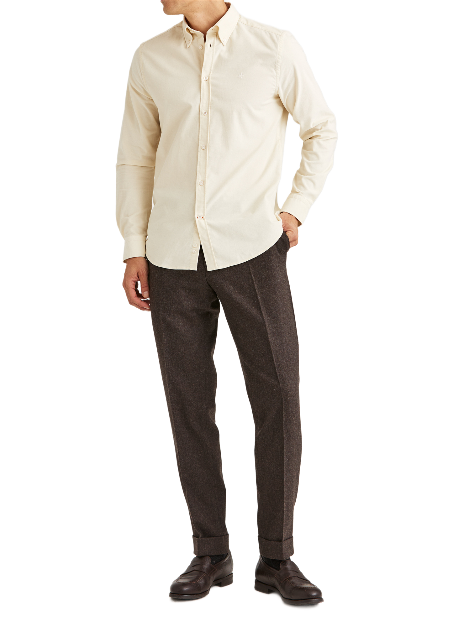 Douglas Cord Shirt-Slim Fit