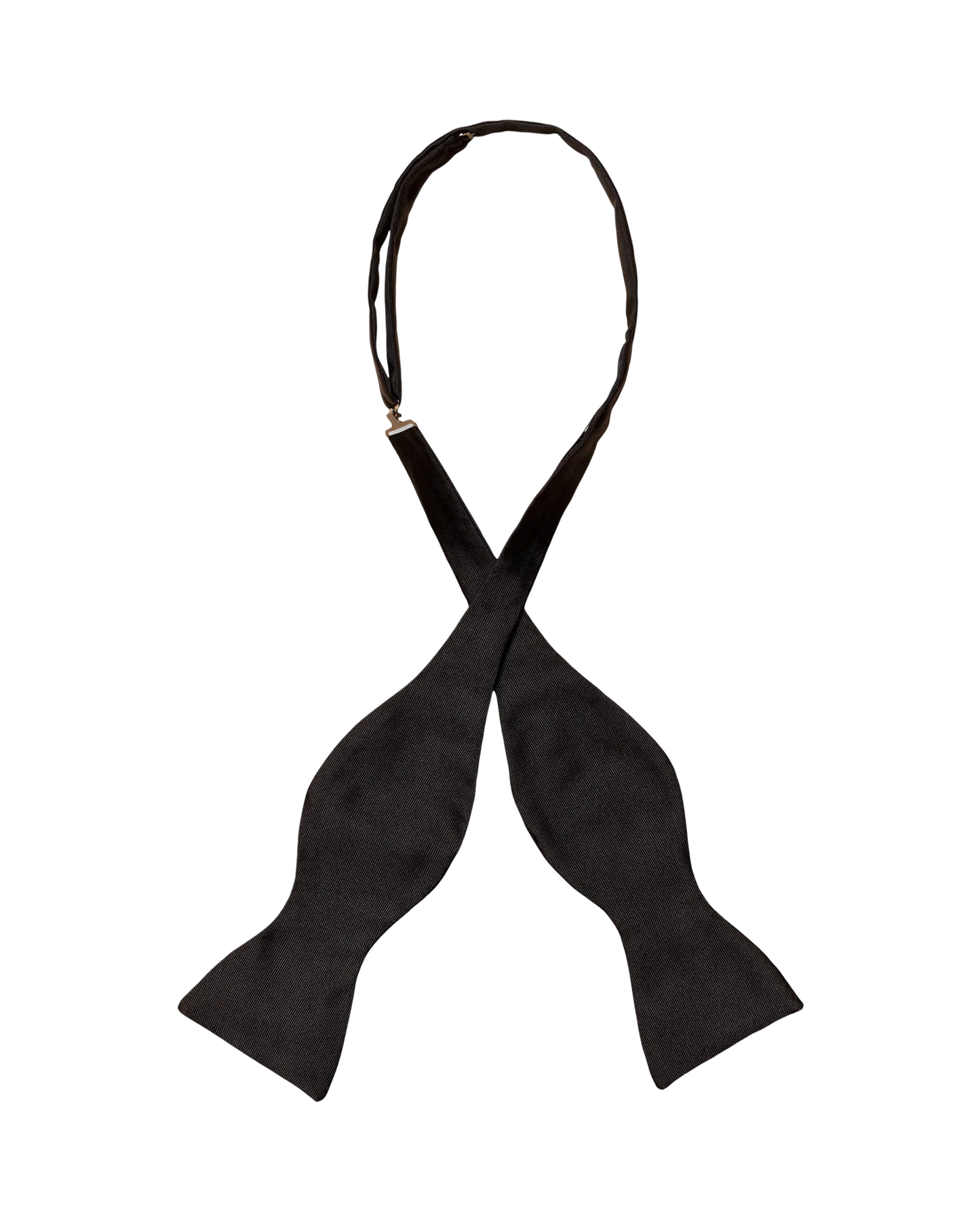 Black Bow Tie Self Tied