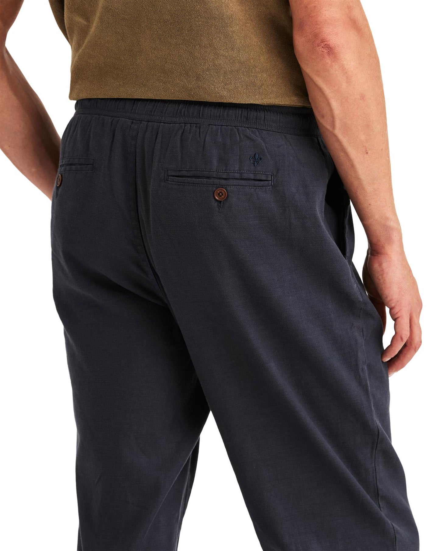 Fenix Linen Trousers - Navy