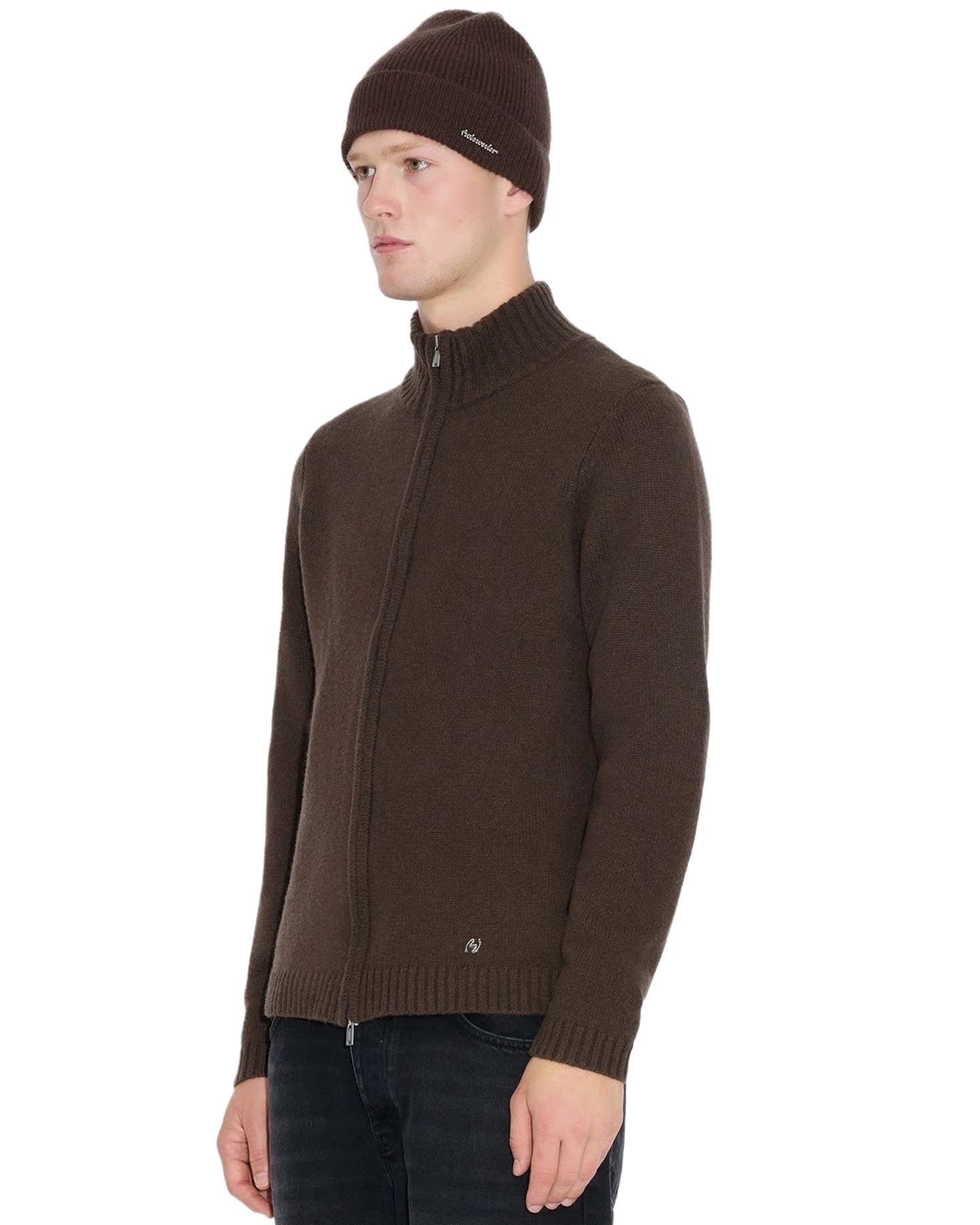 Wool Zip Cardigan