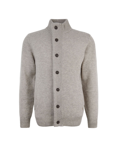 Essent Patch Zip Through Knitted Jumper