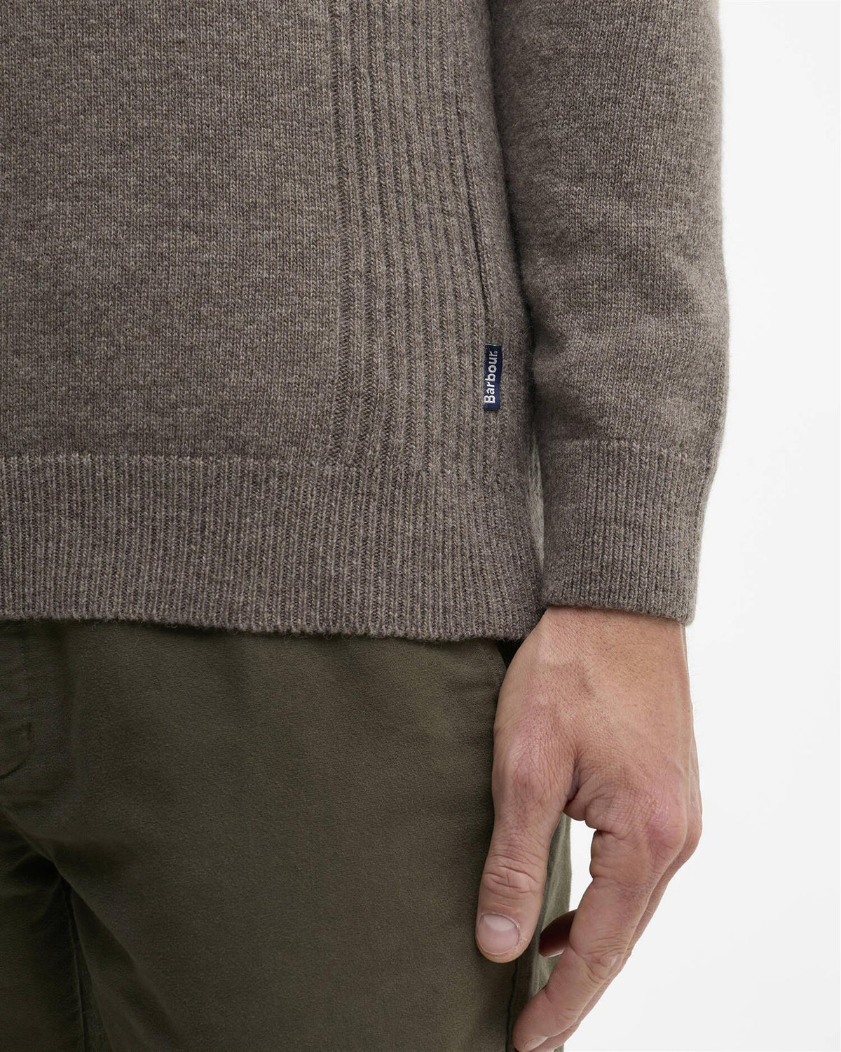 Holden Quarter-Zip Jumper – Military Marl