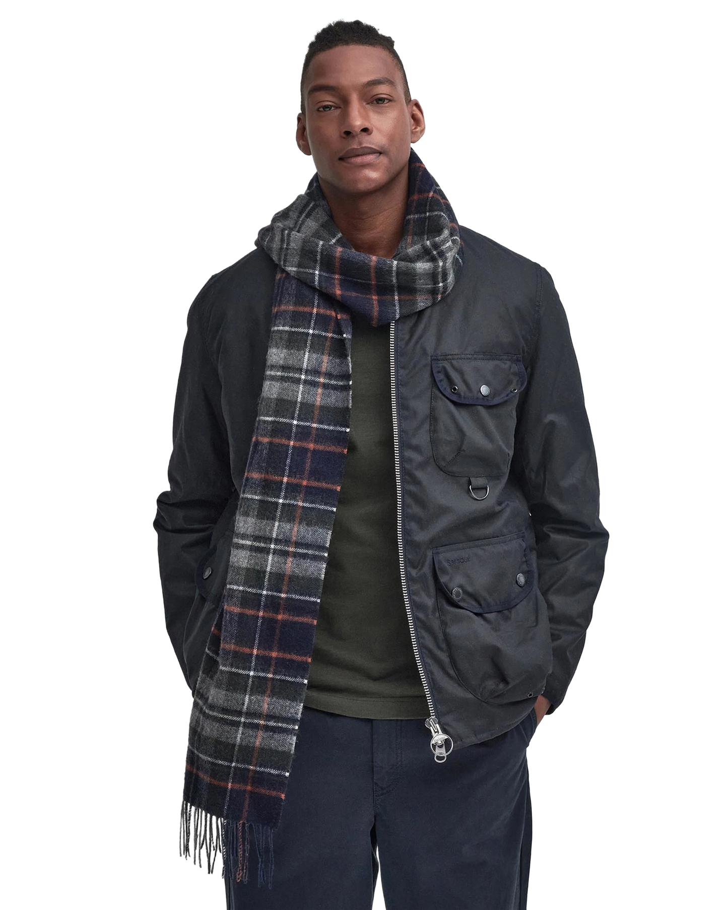 New Check Tartan Scarf