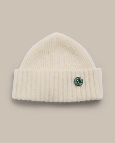 Fishtail Shaggy Beanie - Ecru