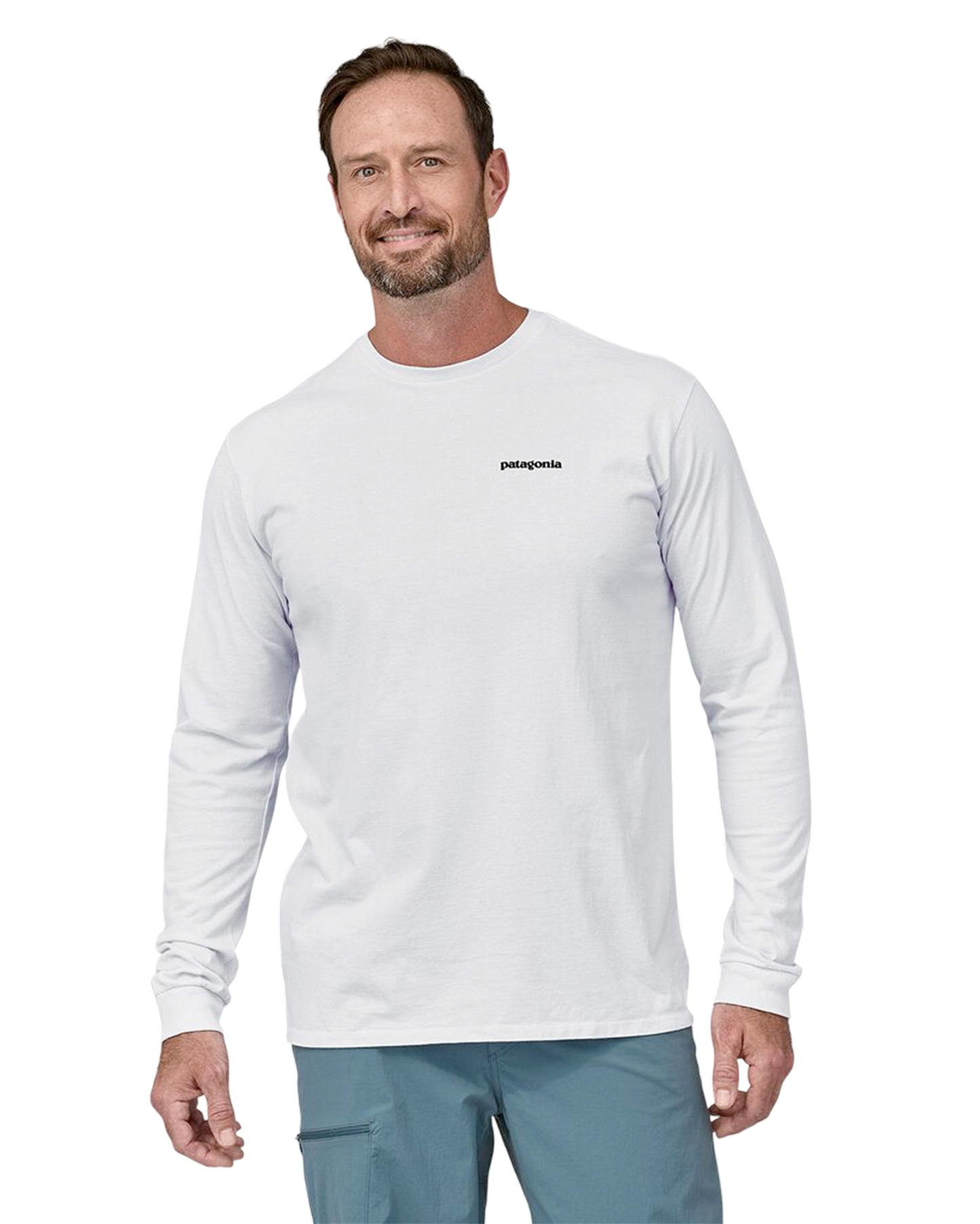 P-6 Logo Responsibili-Tee L/S – White