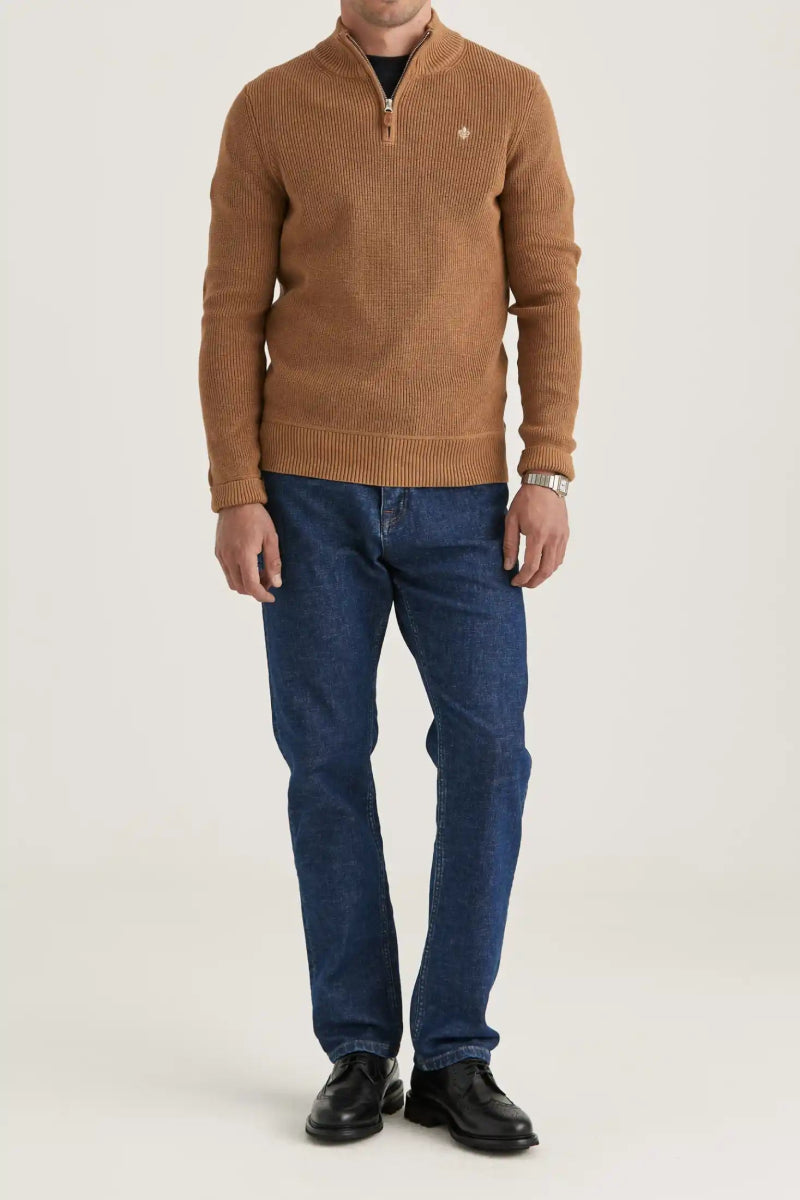 Morris Stockholm Bernard half zip - Mandy