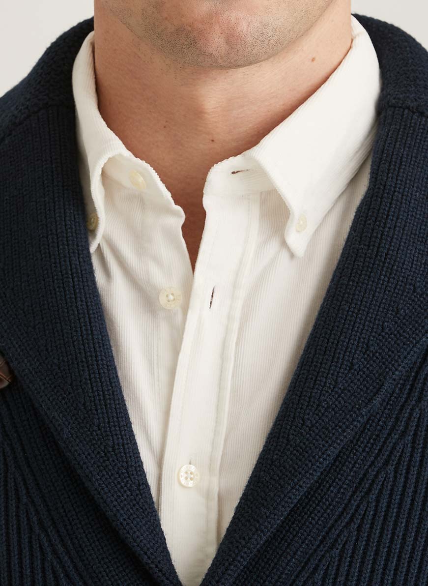 Morris Stockholm Brayden shawl cardigan - Mandy