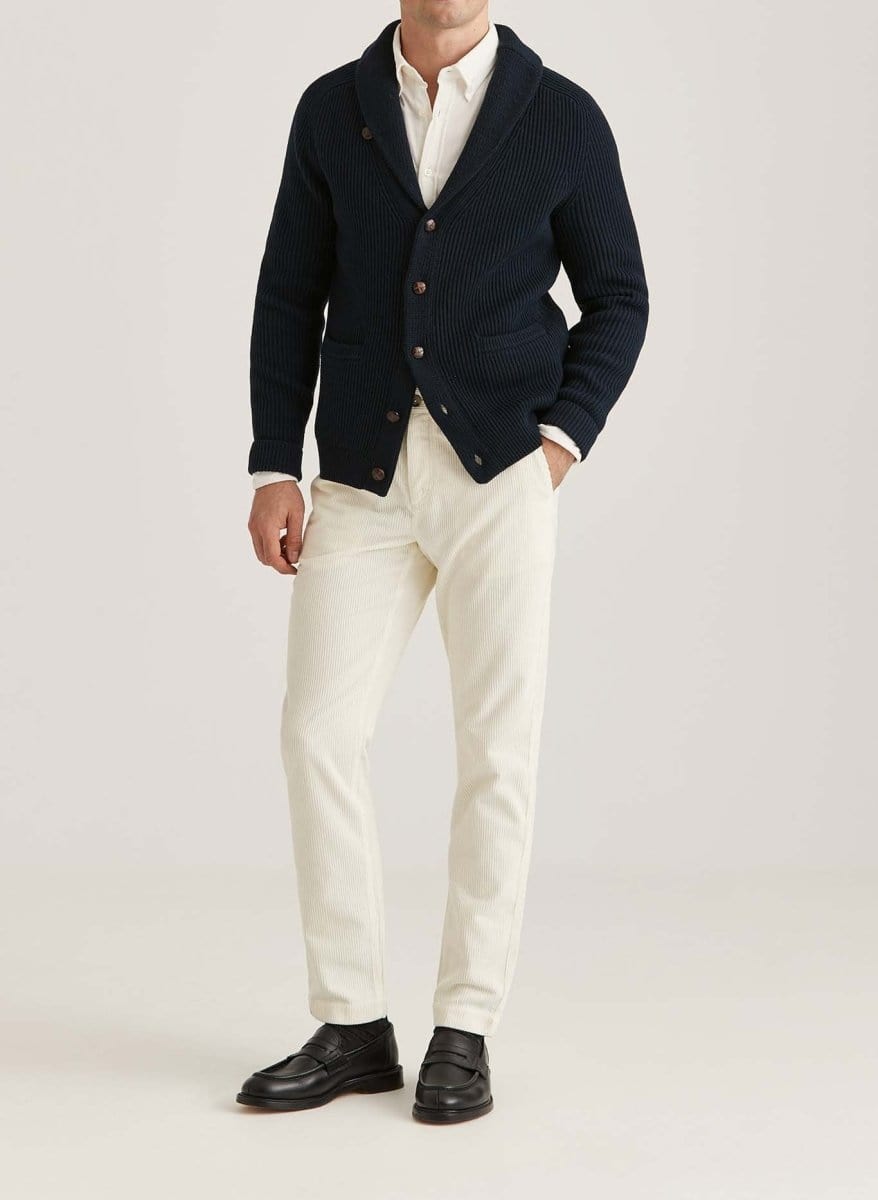 Morris Stockholm Brayden shawl cardigan - Mandy