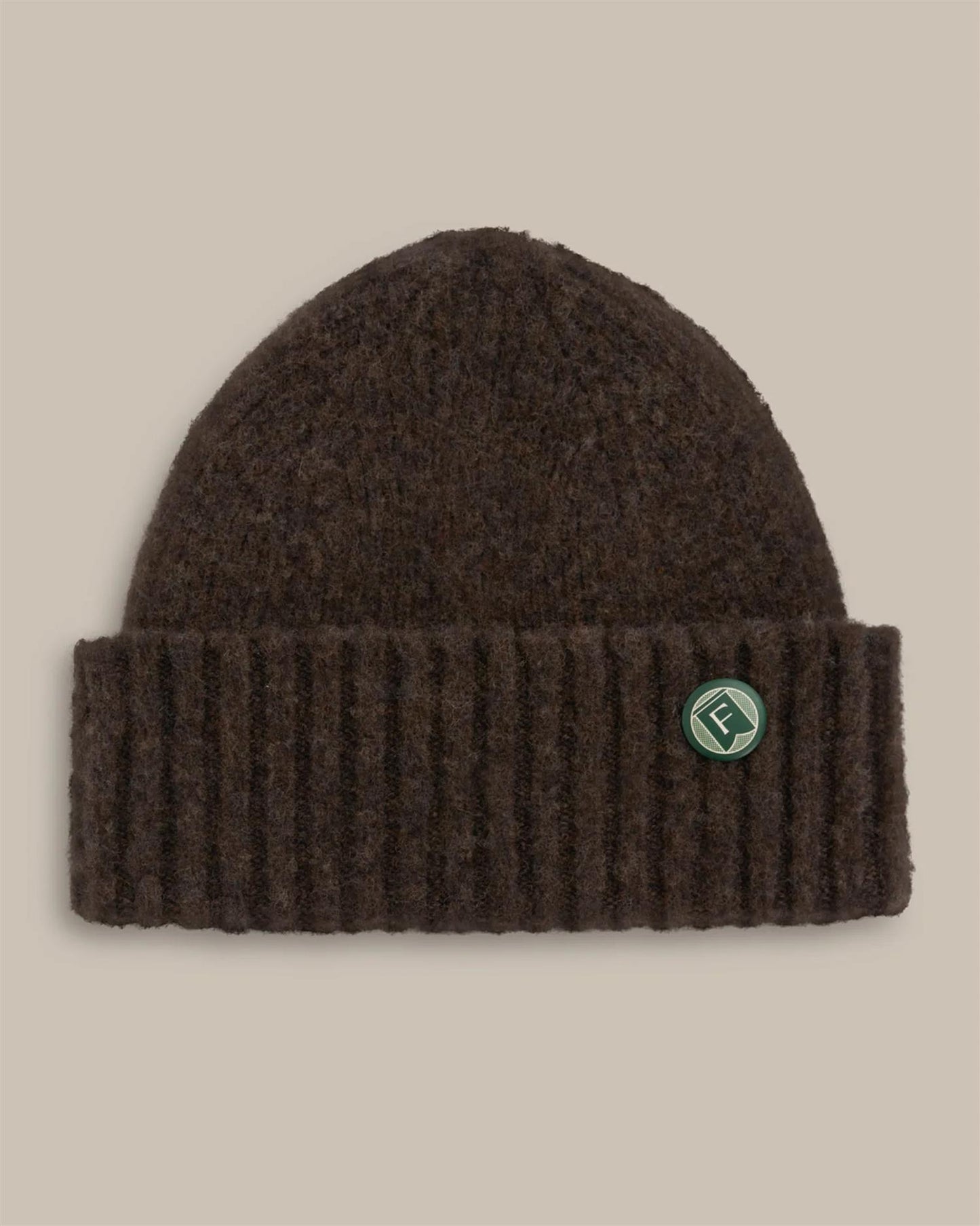 Fishtail Shaggy Beanie - Brown
