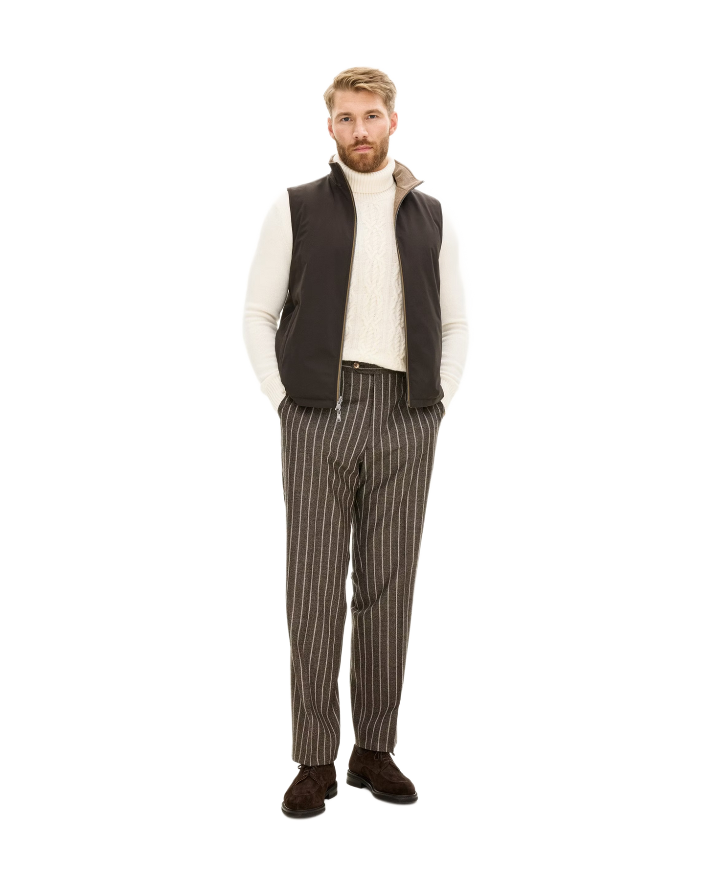 Vendbar Vattert Flanell Vest