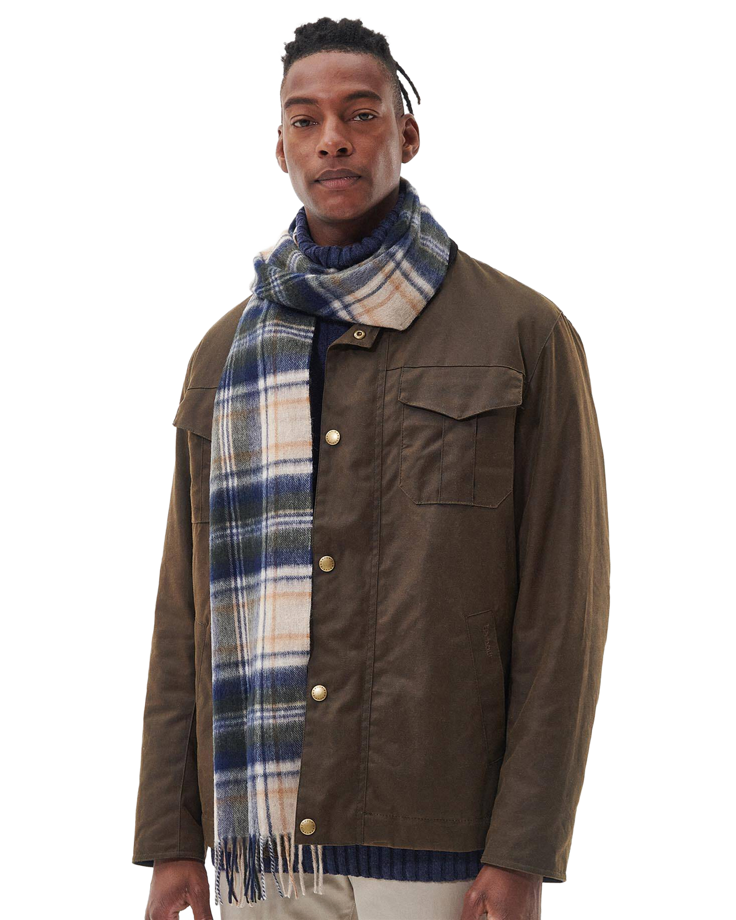 New Check Tartan Scarf