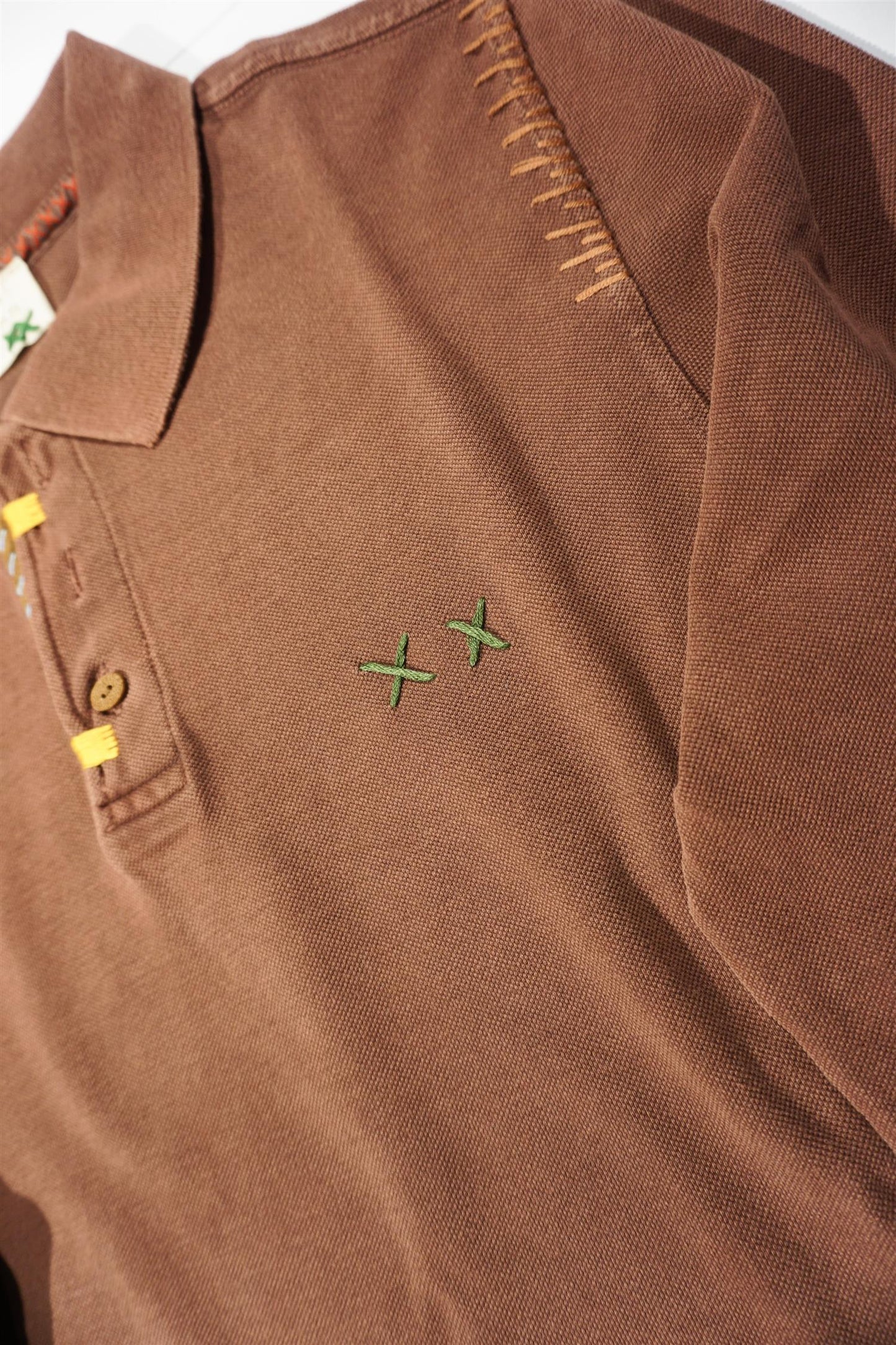 Prepster Polo Long Sleeve - Chocolate