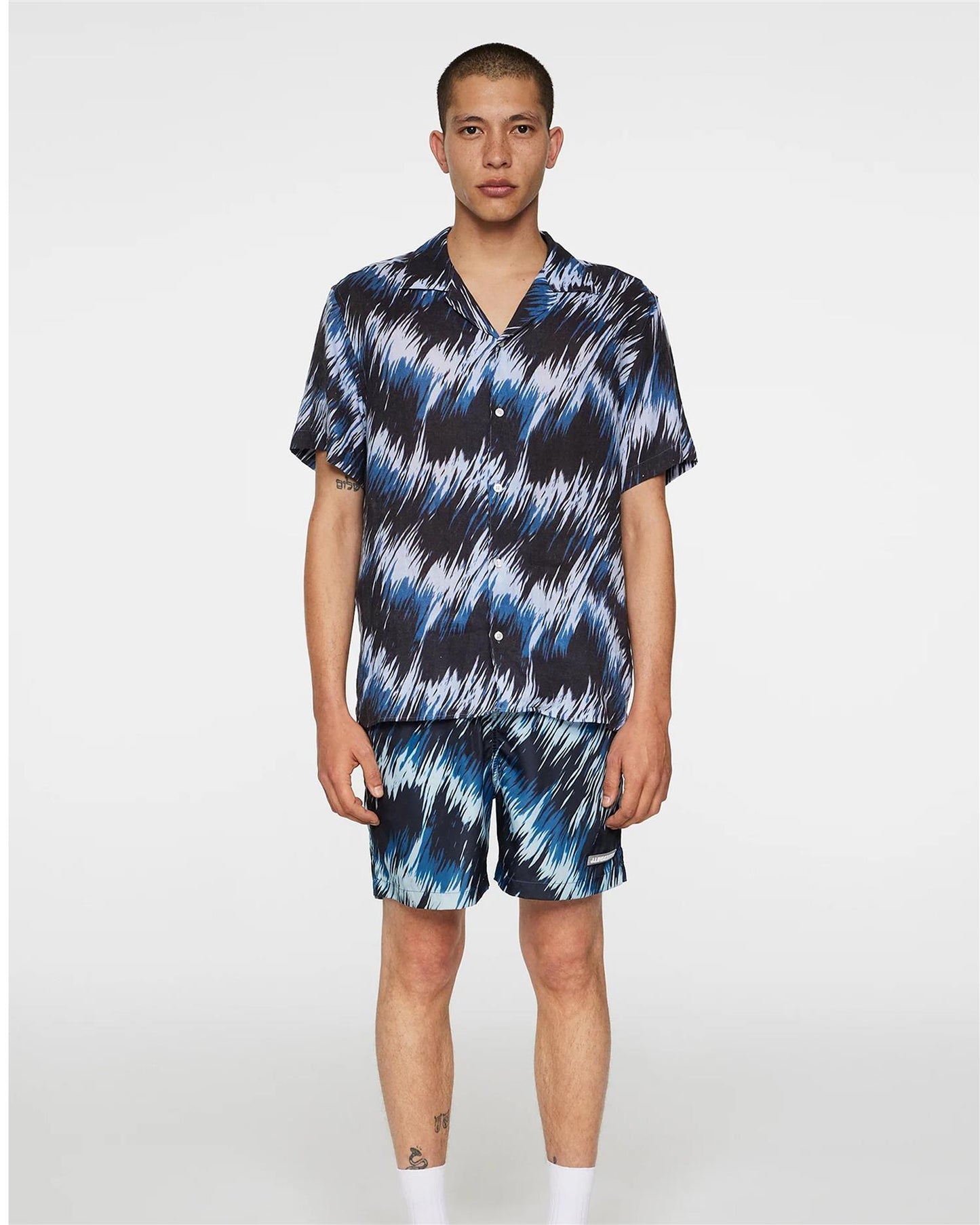 Elio Linen Printed Shirt