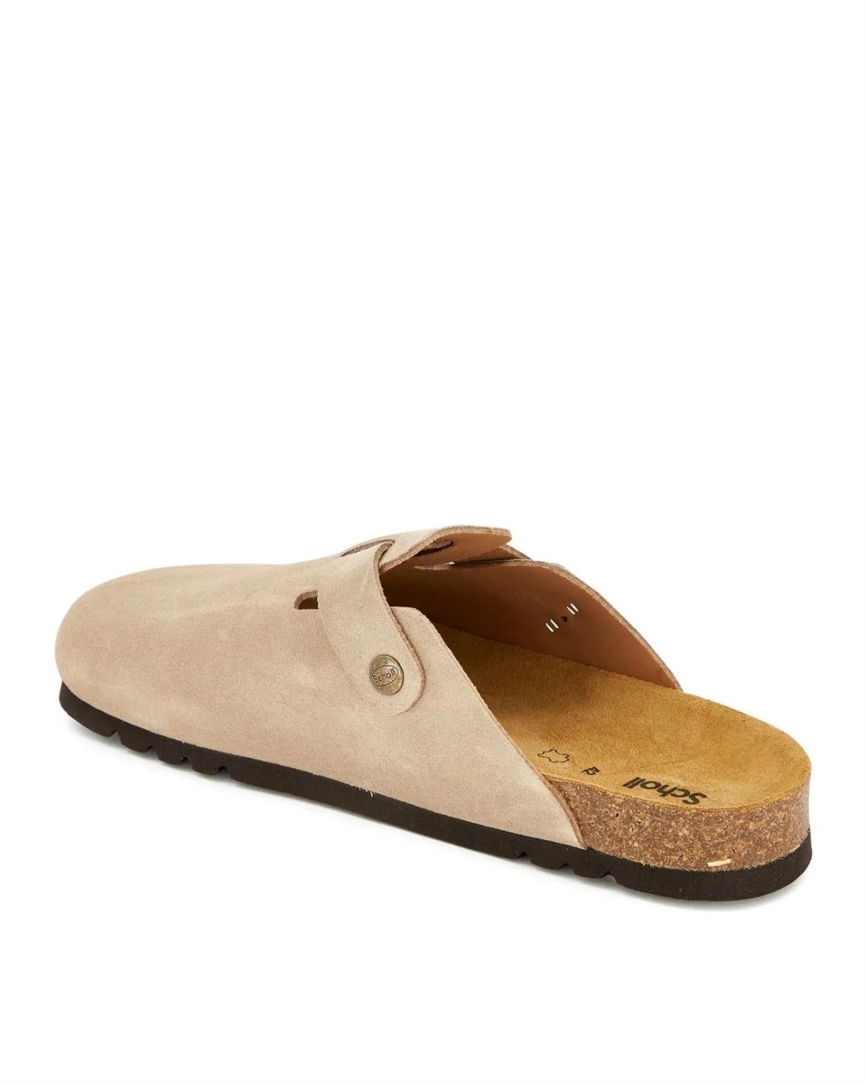 Scholl Clogs Dark Beige Olivier New - Mandy