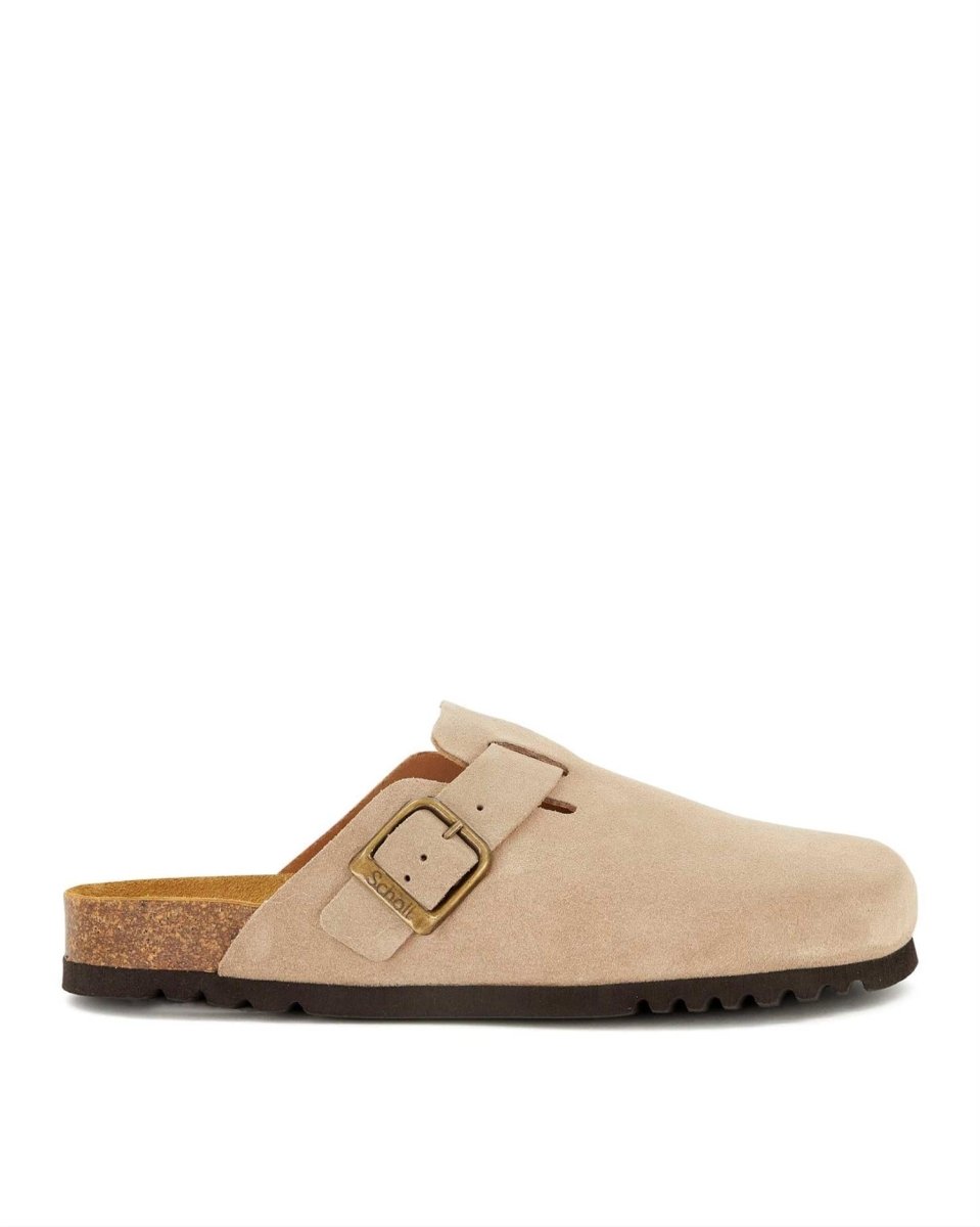 Scholl Clogs Dark Beige Olivier New - Mandy