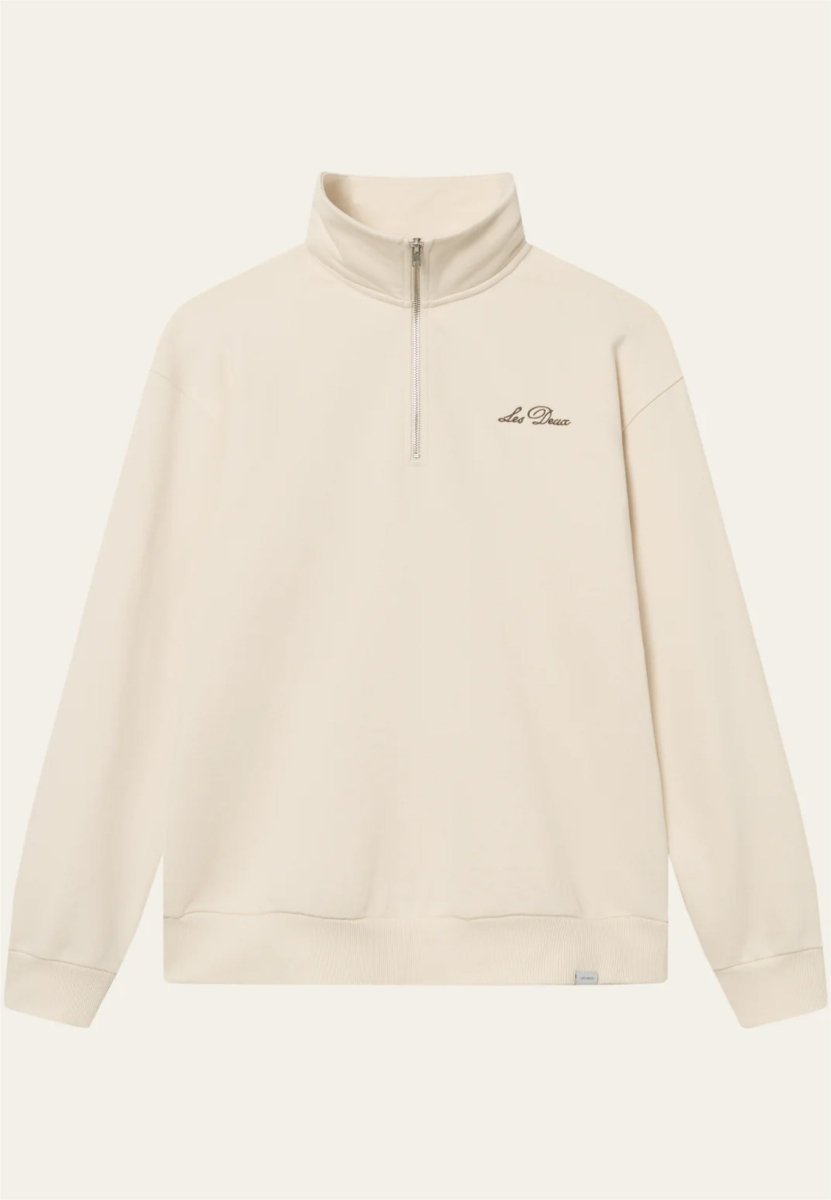 Les Deux Crew Half - Zip Sweatshirt - Mandy