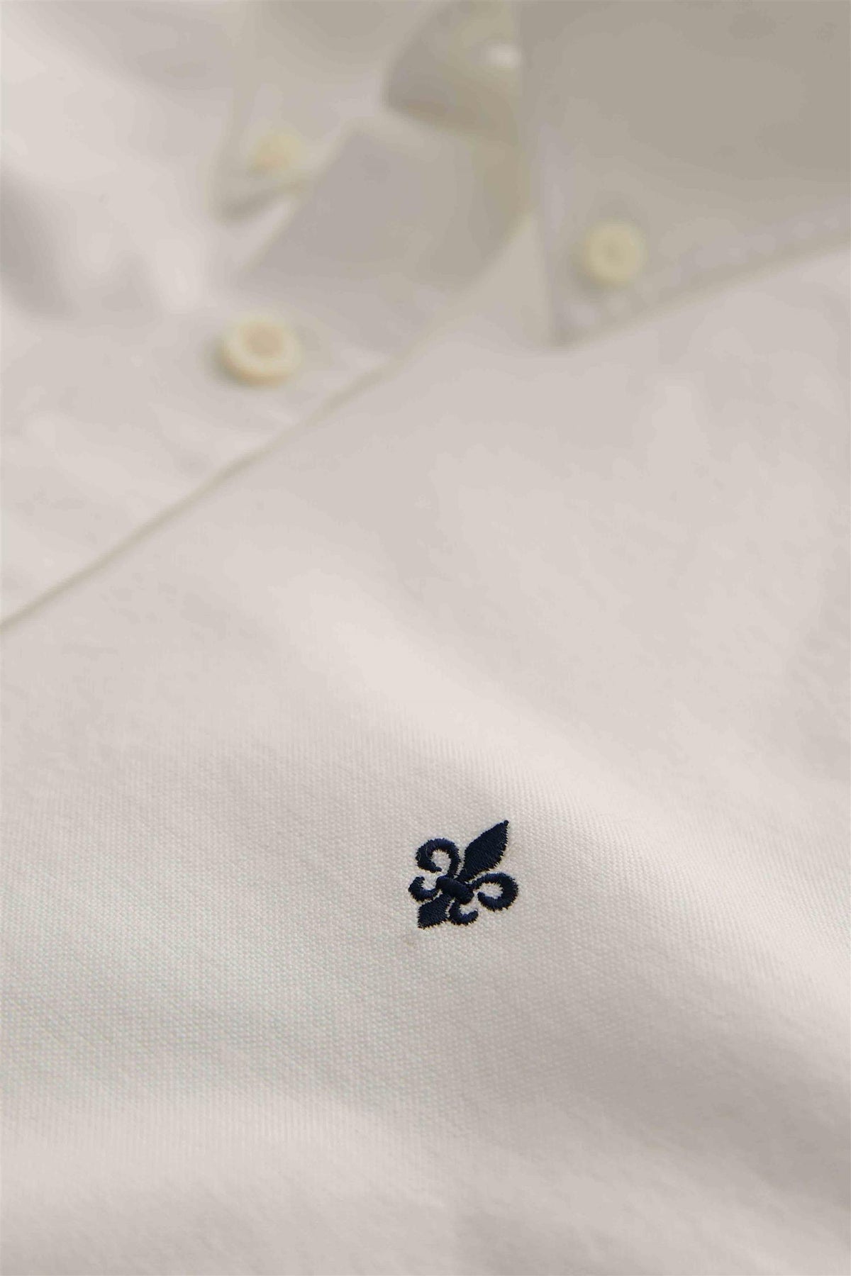 Oxford button down shirt Hvit