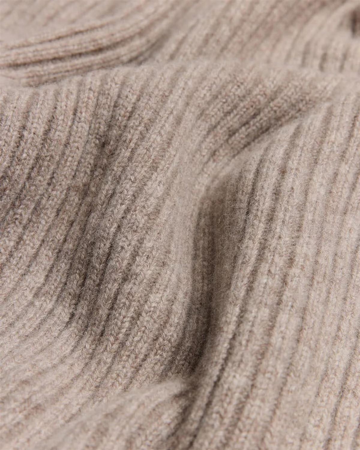 Adrian Rib Crewneck Beige