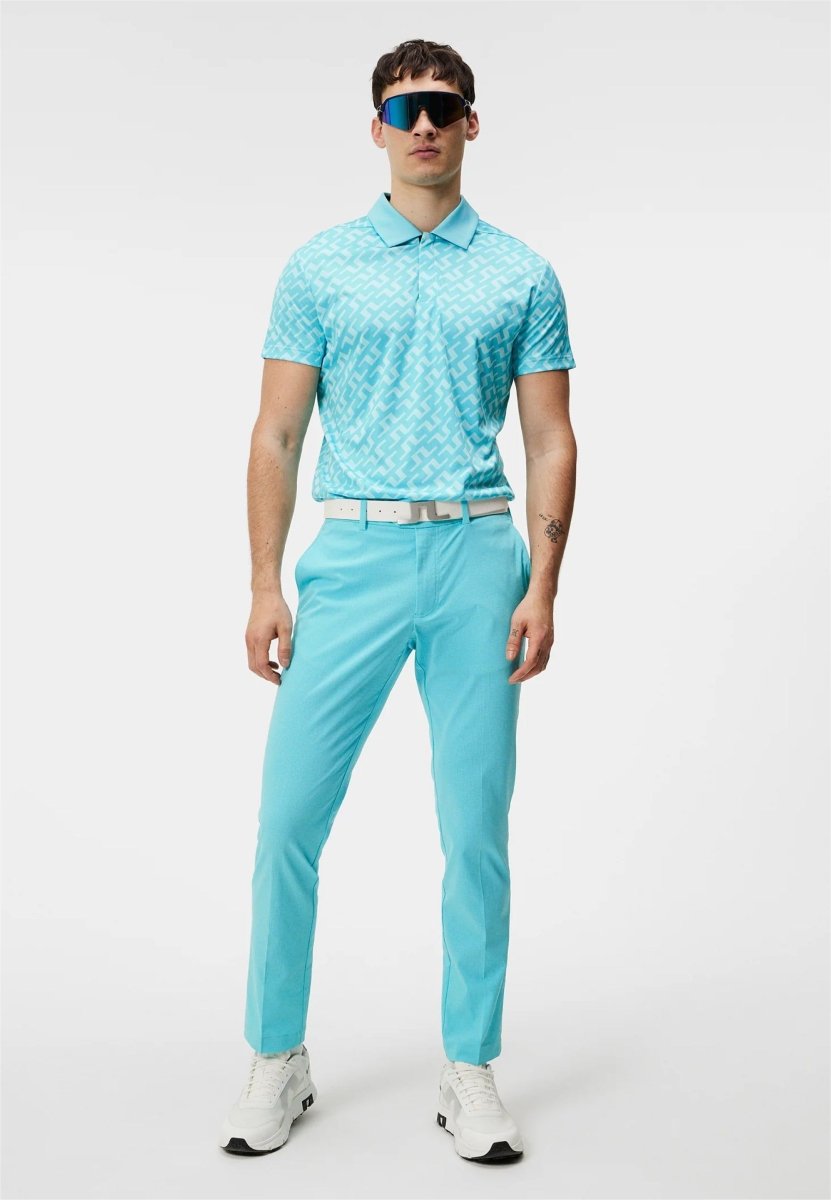 J.Lindeberg Dario Print Regular Fit Polo - Mandy