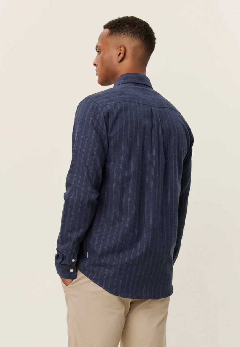 Les Deux Desert Reg Stripe Shirt - Mandy
