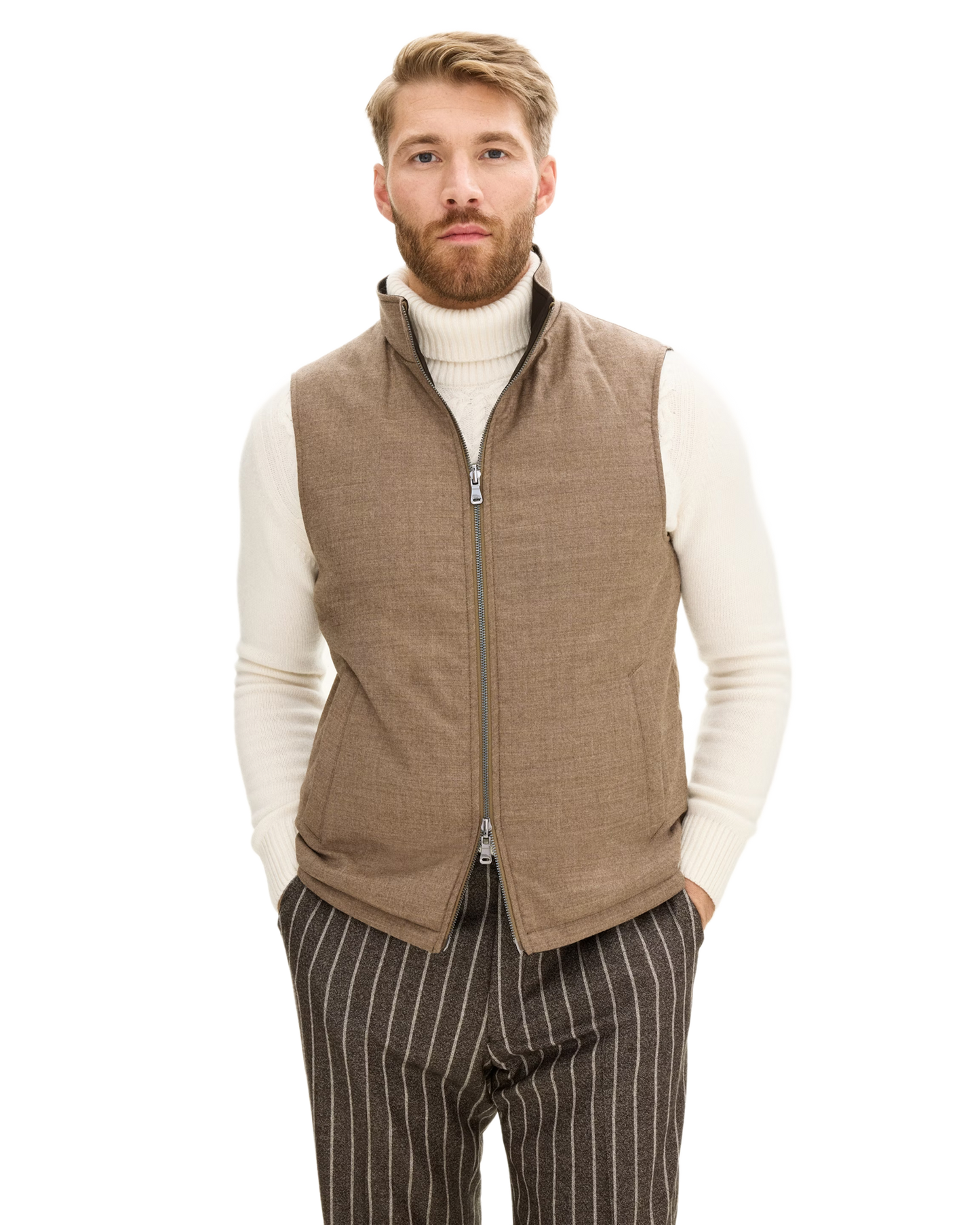 Vendbar Vattert Flanell Vest