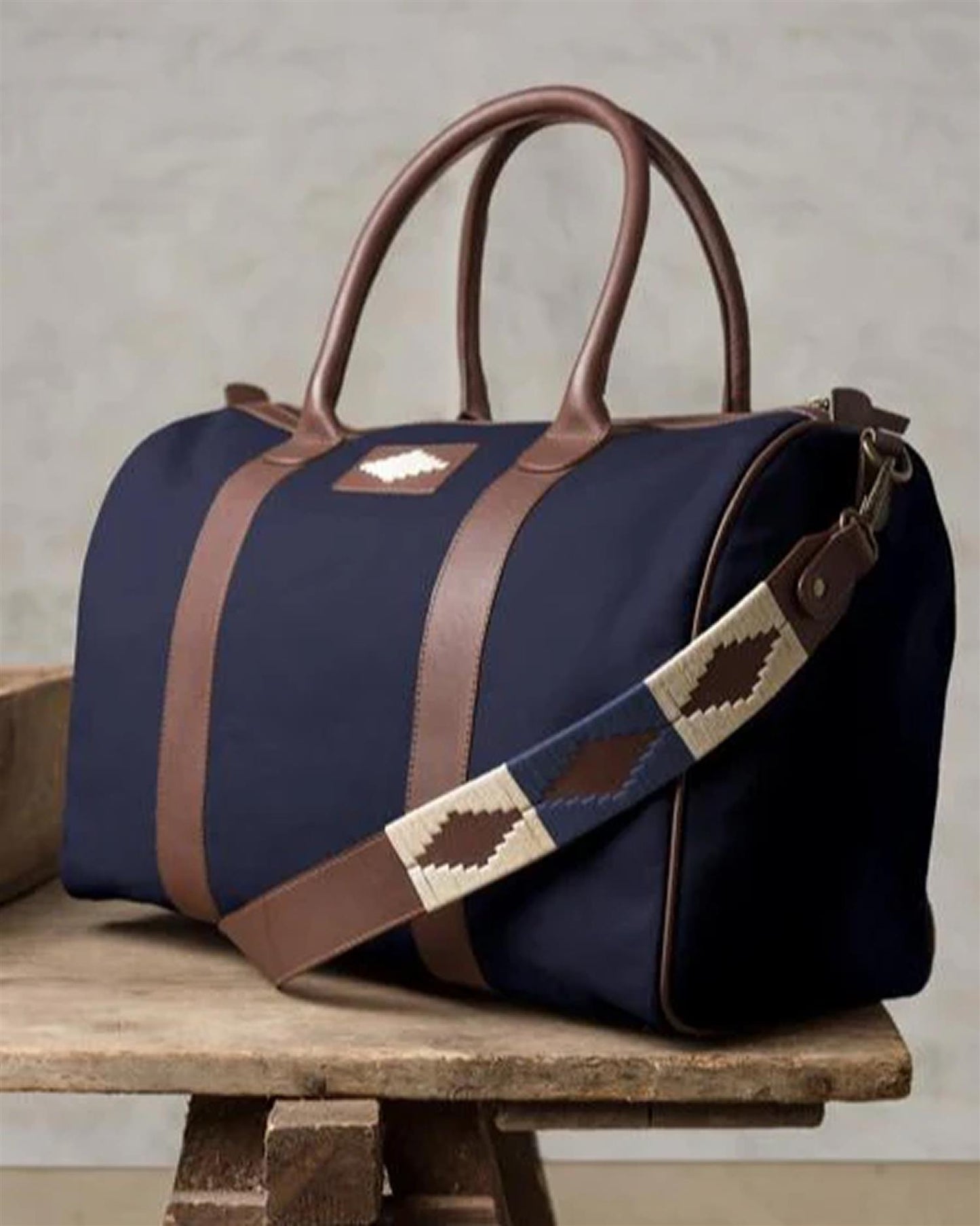 Varon Small Travel Bag - Navy Canvas