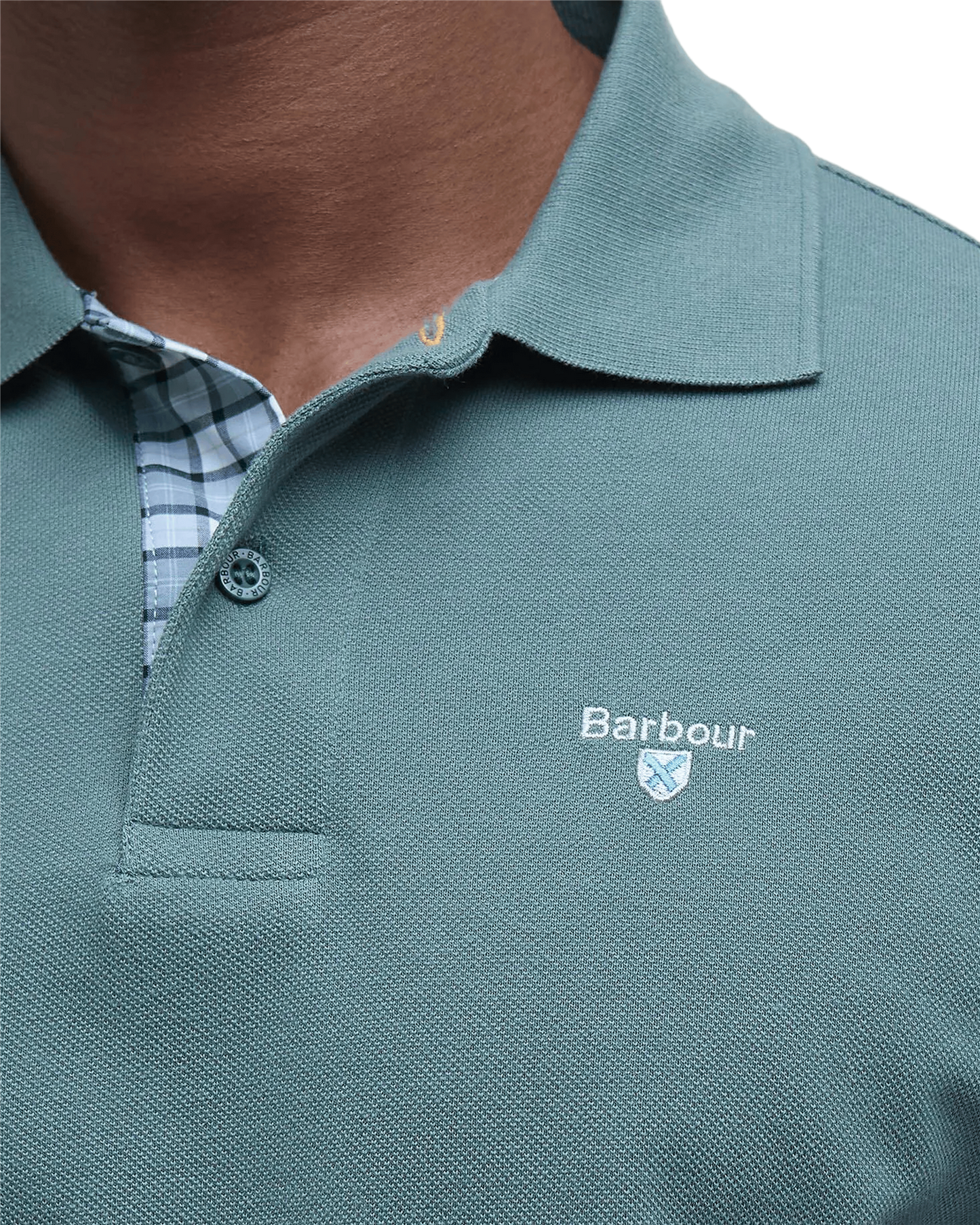Tartan Pique Polo Shirt