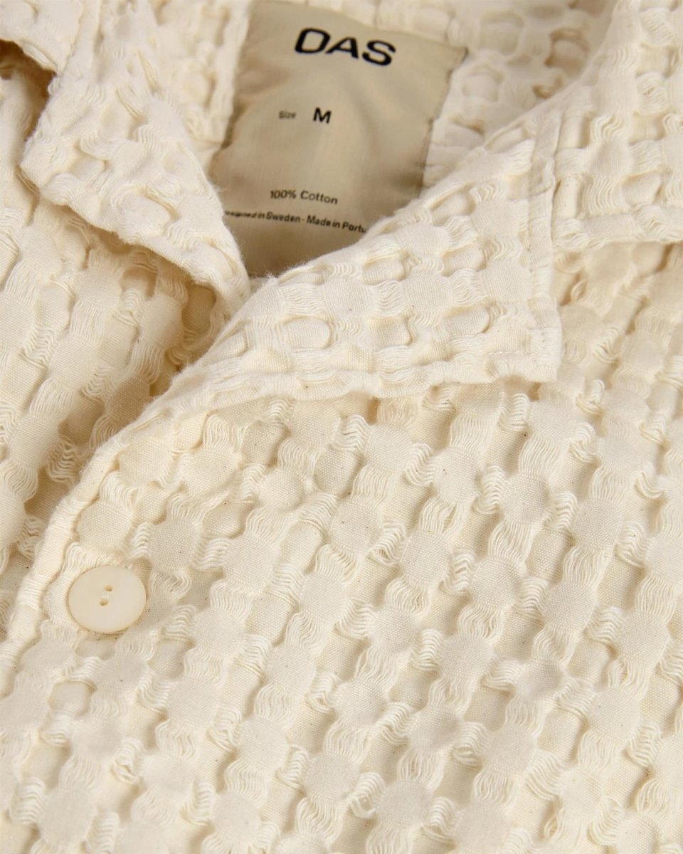 OAS Ecru Cuba Waffle Shirt - Mandy