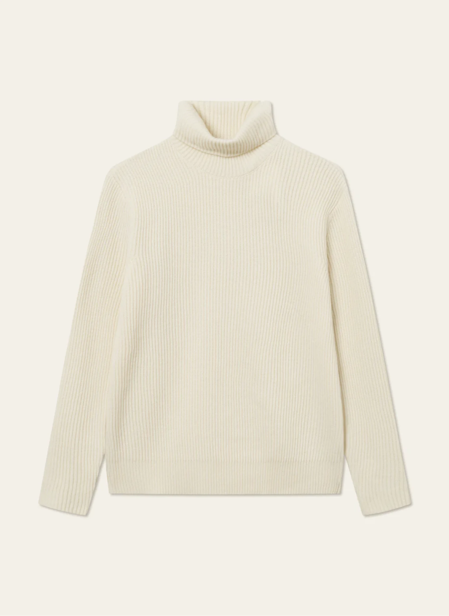 Les Deux Eddie Wool Rib Rollneck - Mandy
