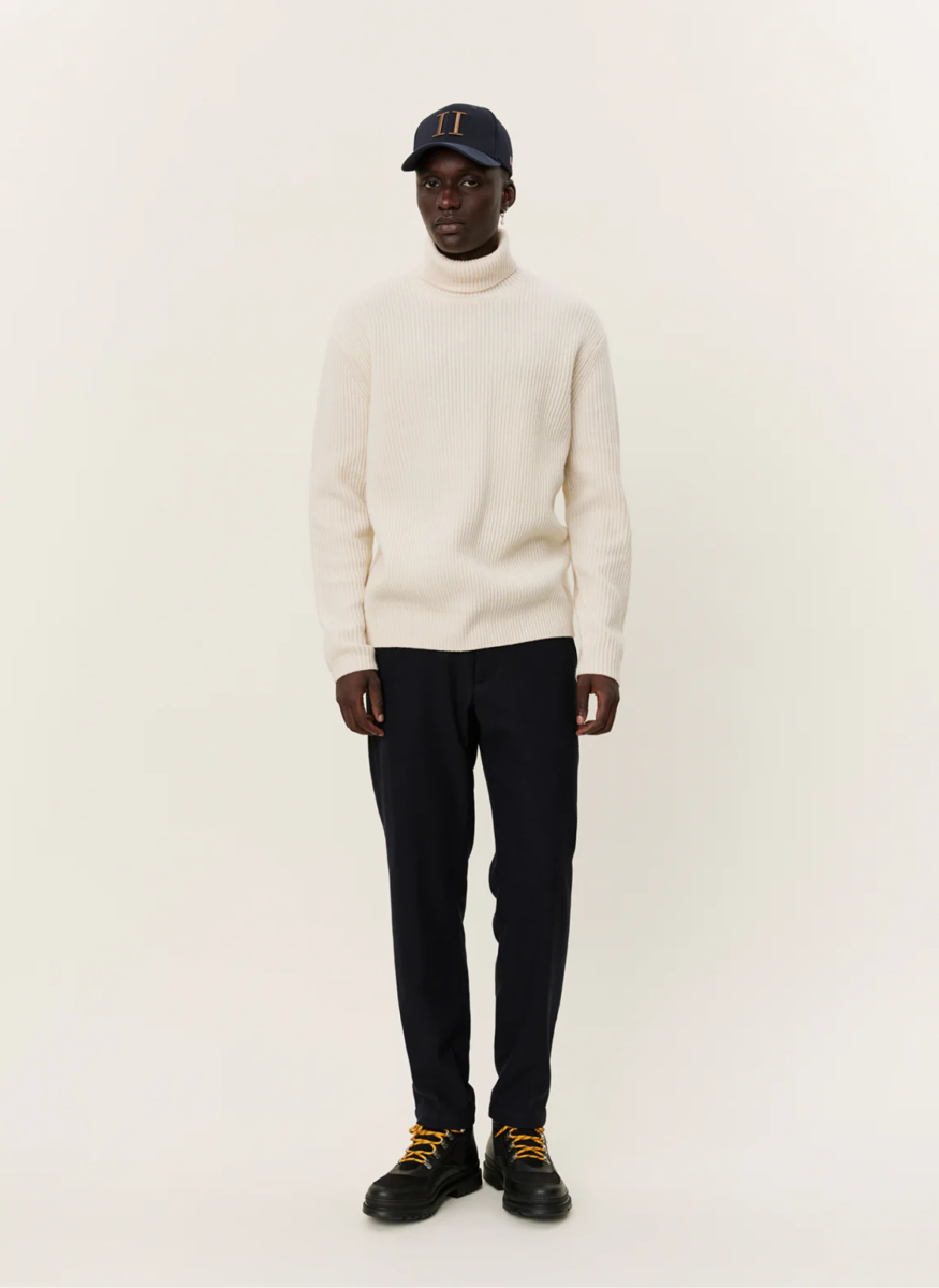Les Deux Eddie Wool Rib Rollneck - Mandy